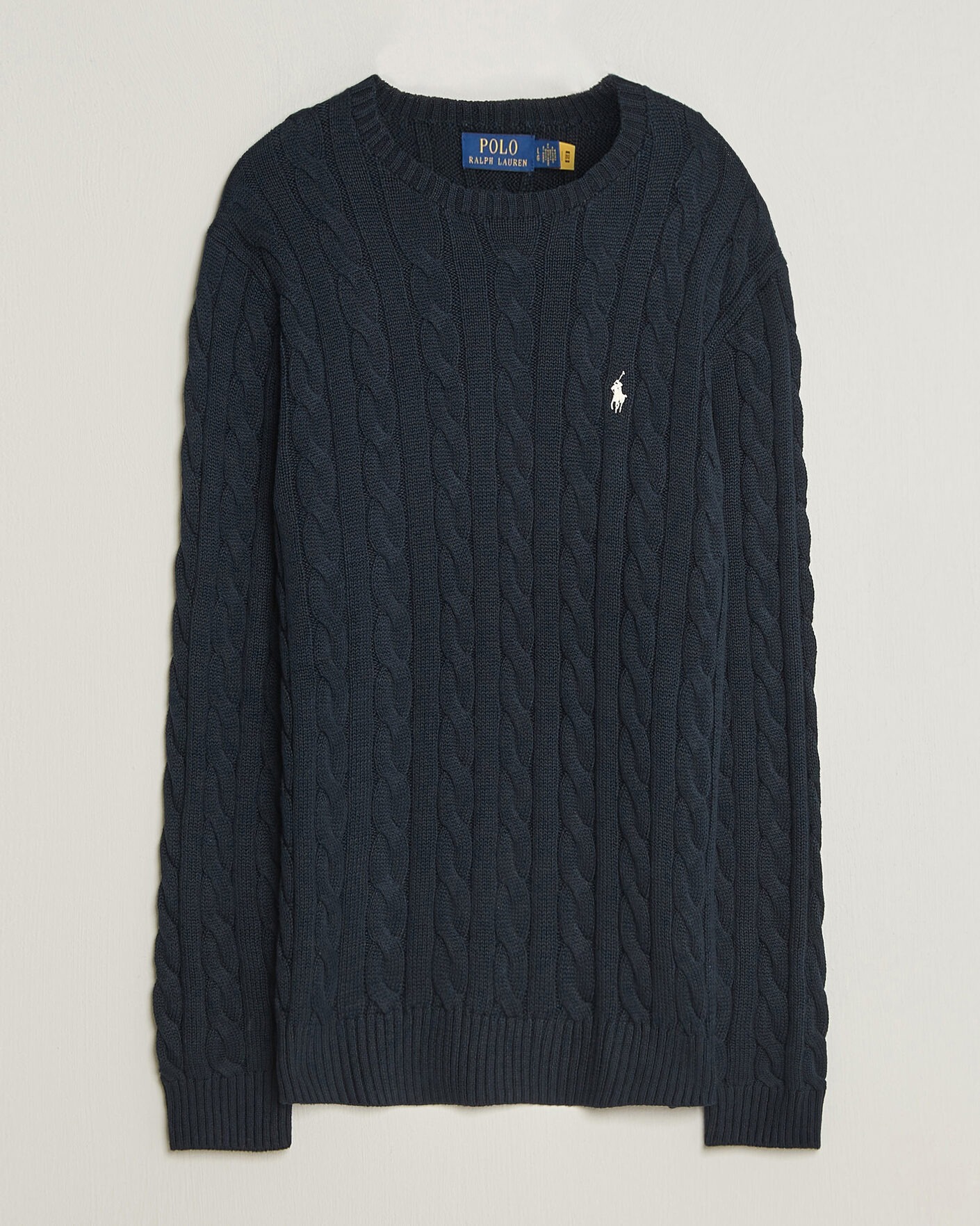 Mies | Puserot | Polo Ralph Lauren | Cotton Cable Pullover Hunter Navy