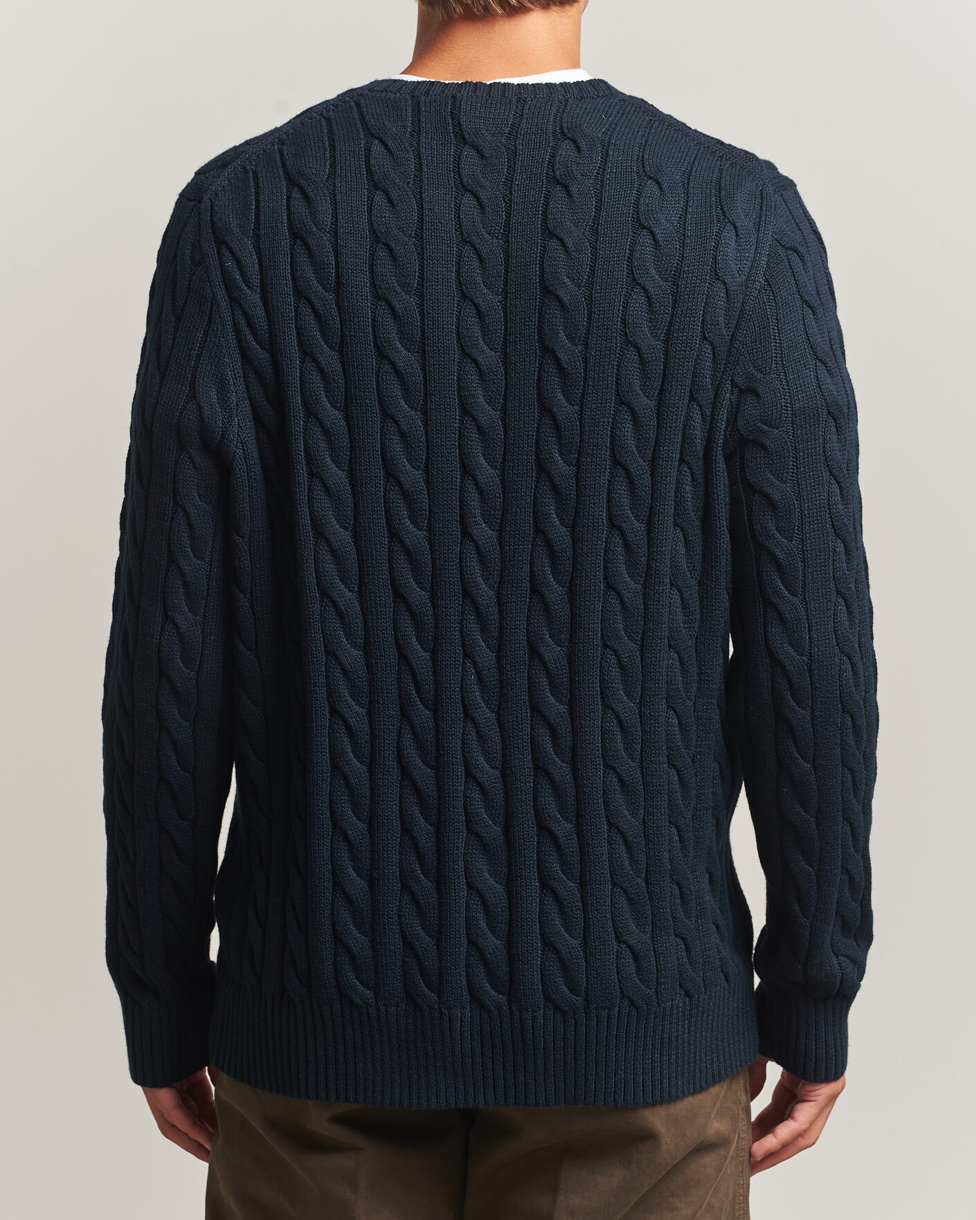 Mies | Puserot | Polo Ralph Lauren | Cotton Cable Pullover Hunter Navy