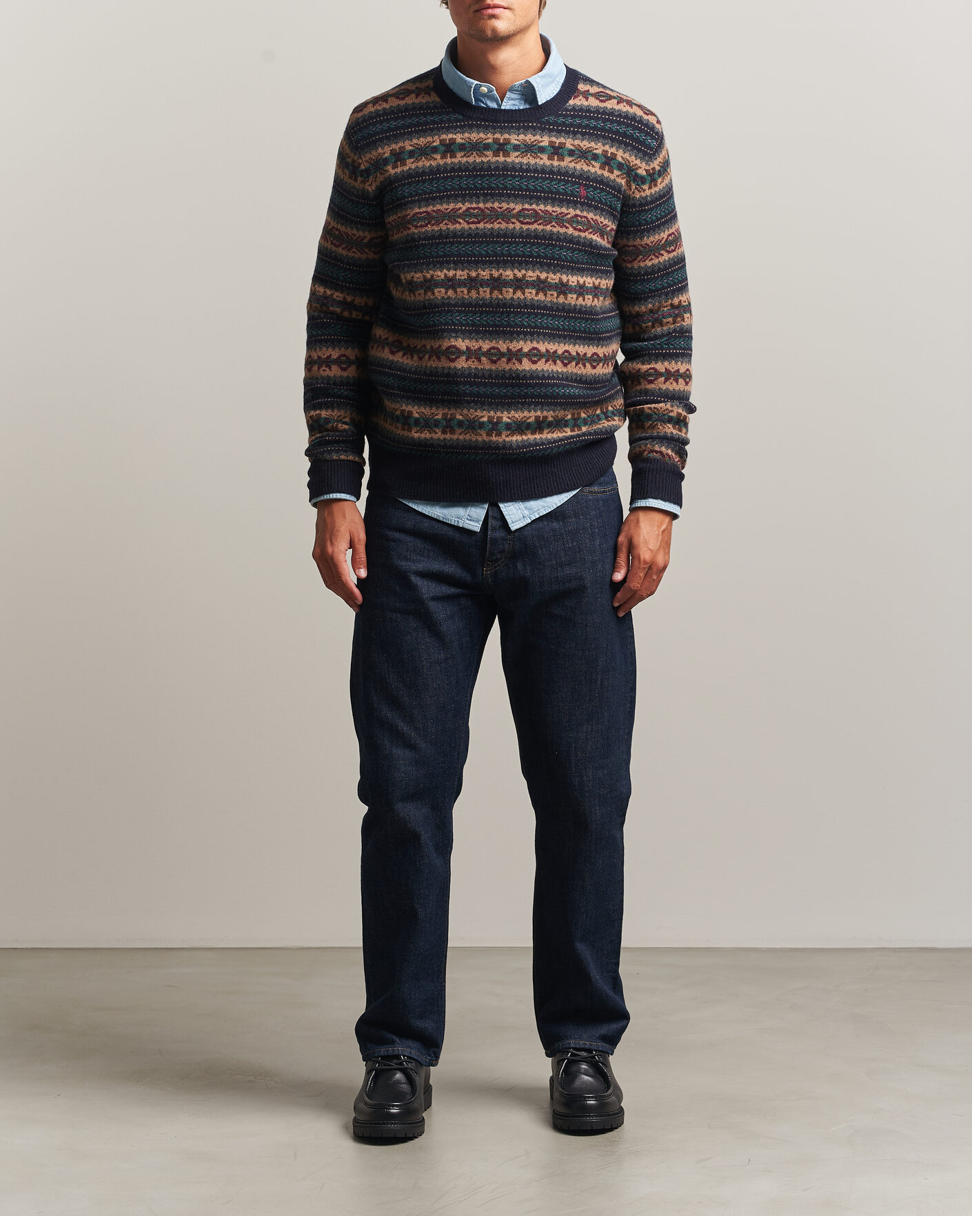 Mies | Puserot | Polo Ralph Lauren | Fair Isle Wool Sweater Navy Combo