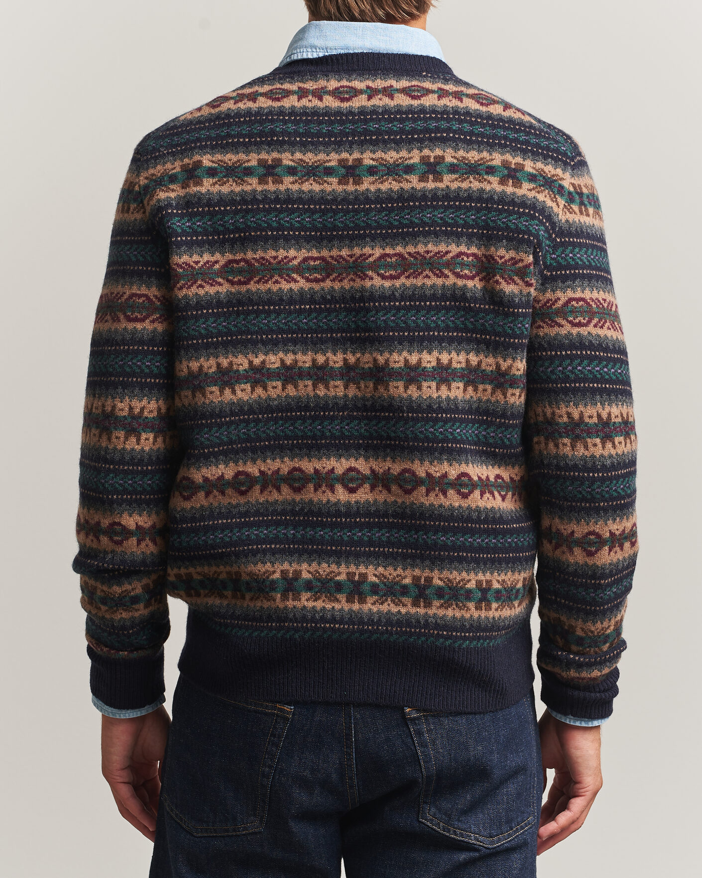 Mies | Puserot | Polo Ralph Lauren | Fair Isle Wool Sweater Navy Combo