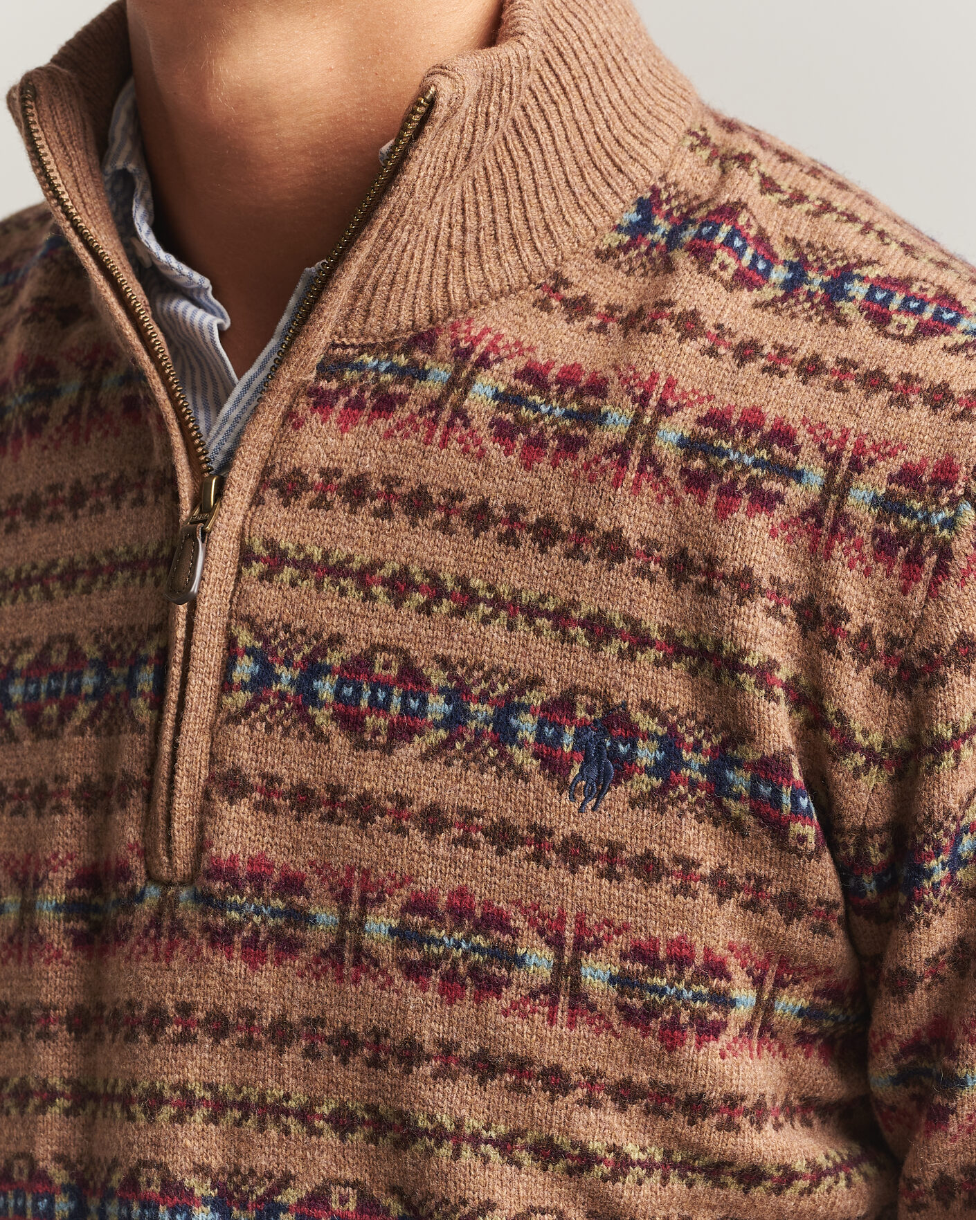Mies | Puserot | Polo Ralph Lauren | Fair Isle Wool Half-Zip Multi Combo