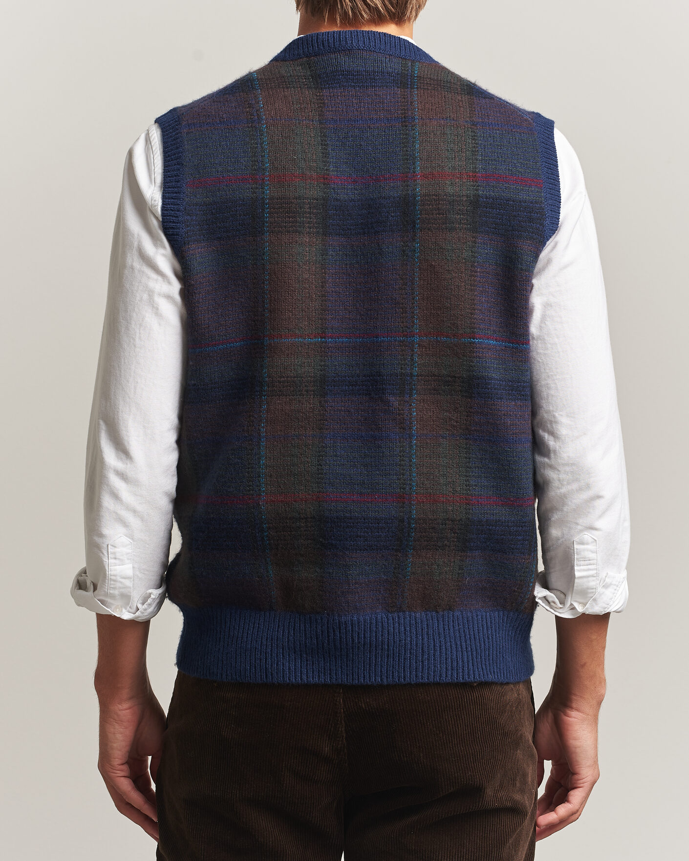 Mies | Puserot | Polo Ralph Lauren | Hudson Cotton Blend V-Neck Vest Navy Multi