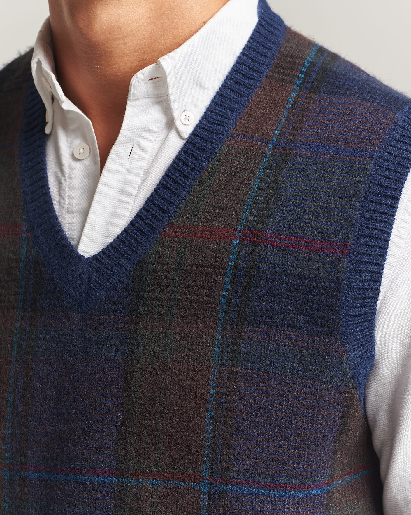 Mies | Puserot | Polo Ralph Lauren | Hudson Cotton Blend V-Neck Vest Navy Multi