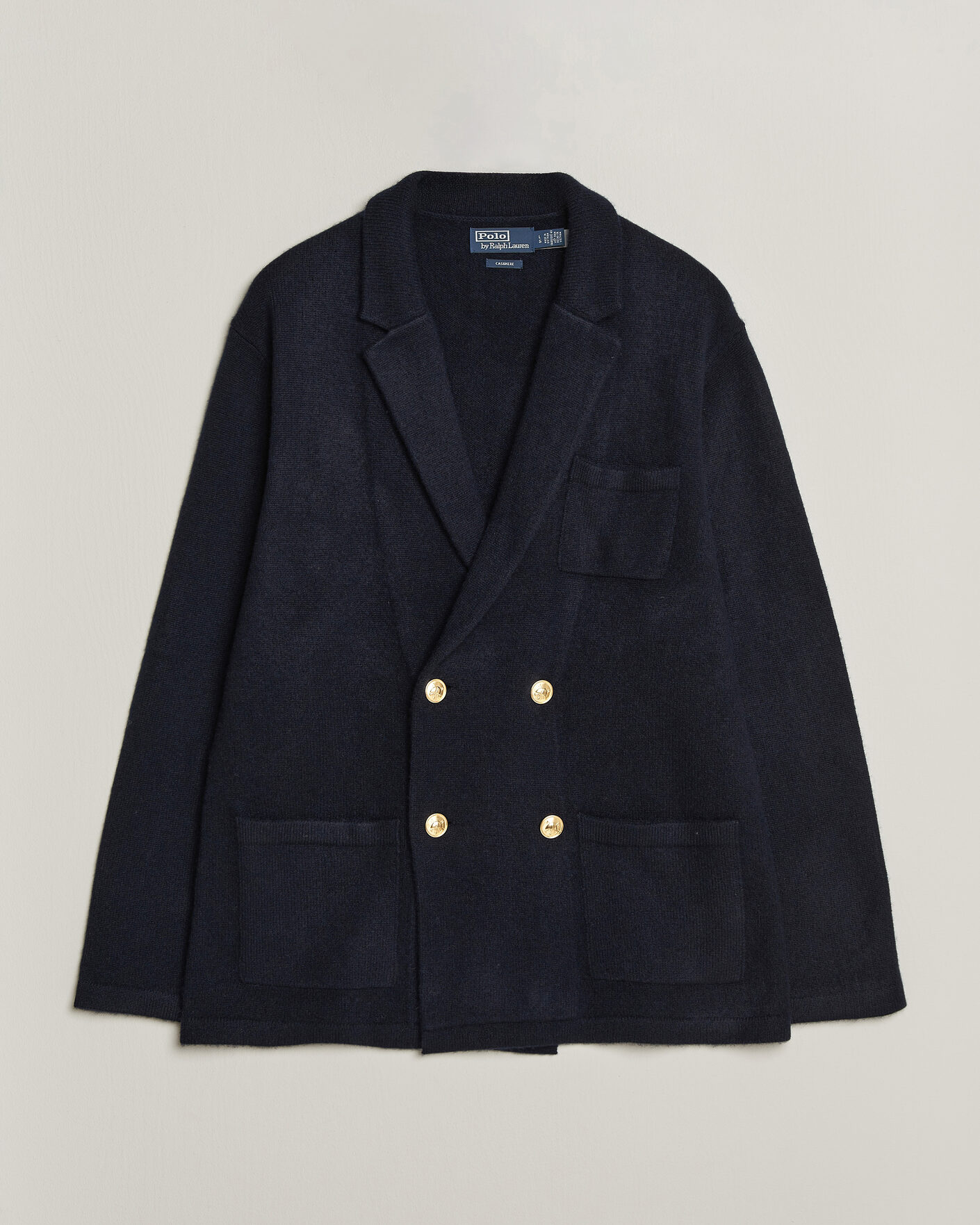 Mies | Puserot | Polo Ralph Lauren | Double Breasted Cashmere Cardigan Aviator Navy