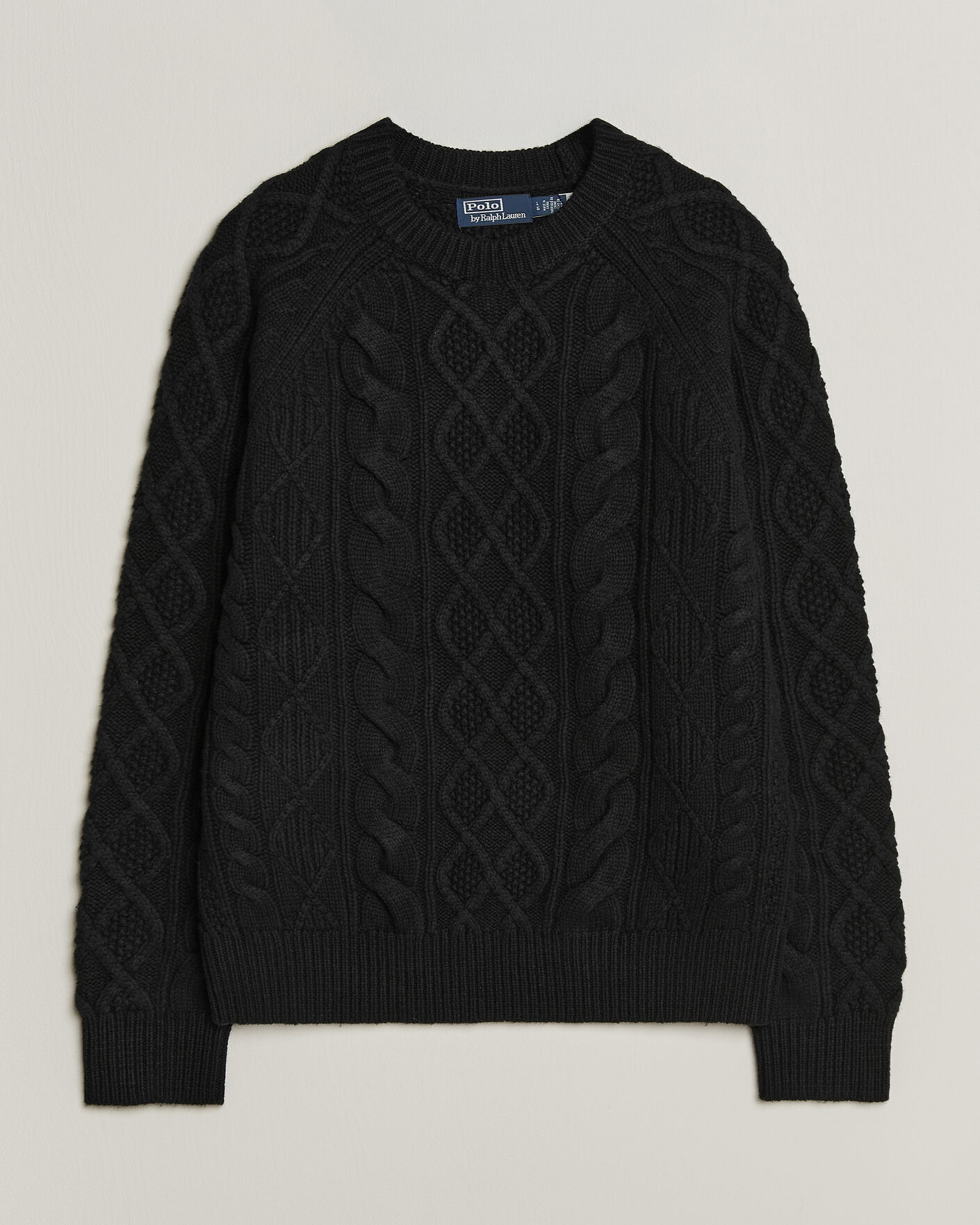Mies | Puserot | Polo Ralph Lauren | Wool/Alpaca Pullover Polo Black