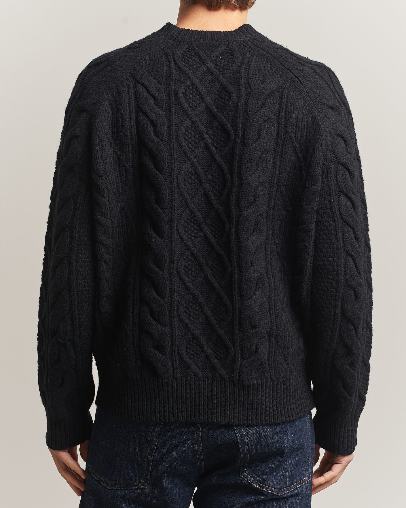 Mies | Puserot | Polo Ralph Lauren | Wool/Alpaca Pullover Polo Black