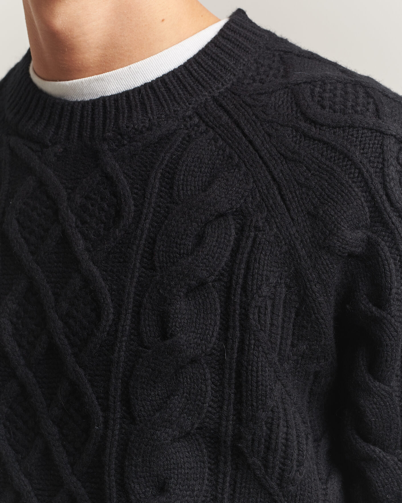 Mies | Puserot | Polo Ralph Lauren | Wool/Alpaca Pullover Polo Black