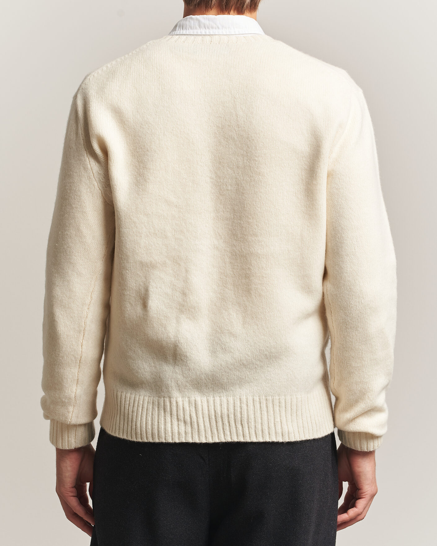 Mies | Puserot | Polo Ralph Lauren | Wool Blend Bear Sweater Authentic Cream