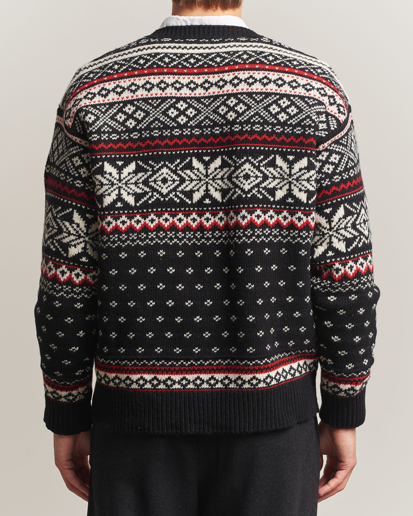 Mies | Puserot | Polo Ralph Lauren | Royal Holiday Wool Sweater Black Combo