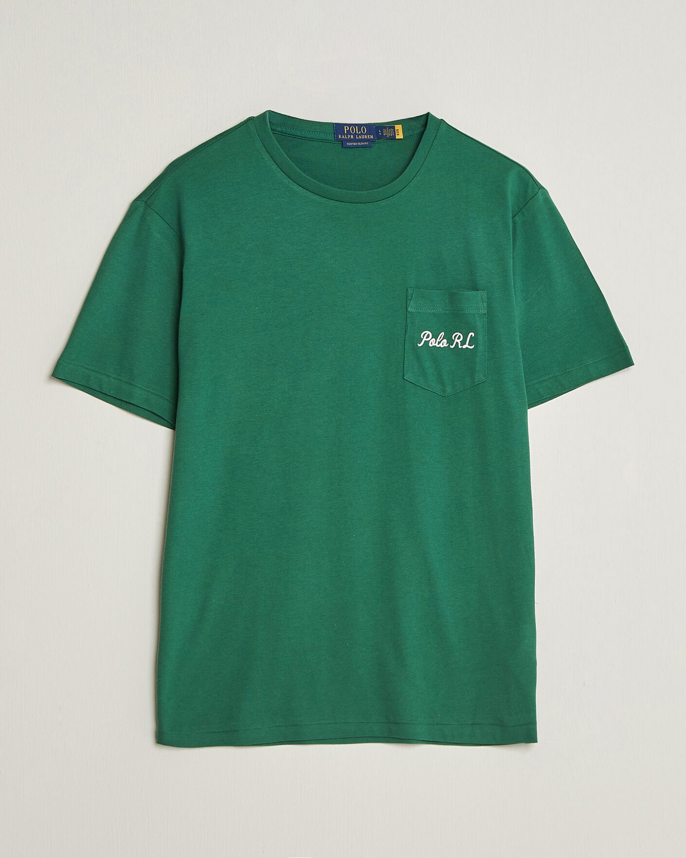 Mies | T-paidat | Polo Ralph Lauren | Custom Slit Fit Bear T-Shirt Verano Green