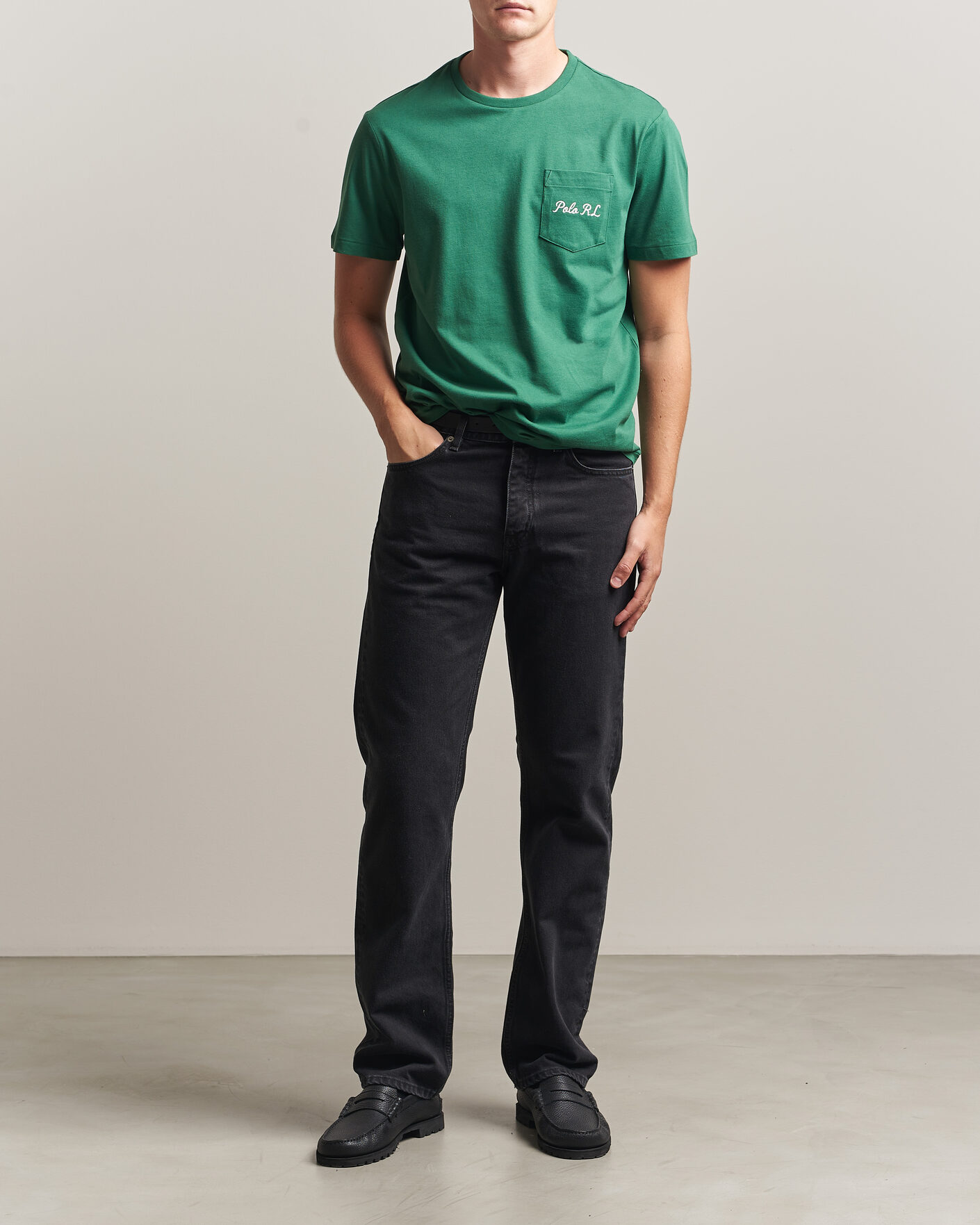 Mies | T-paidat | Polo Ralph Lauren | Custom Slit Fit Bear T-Shirt Verano Green