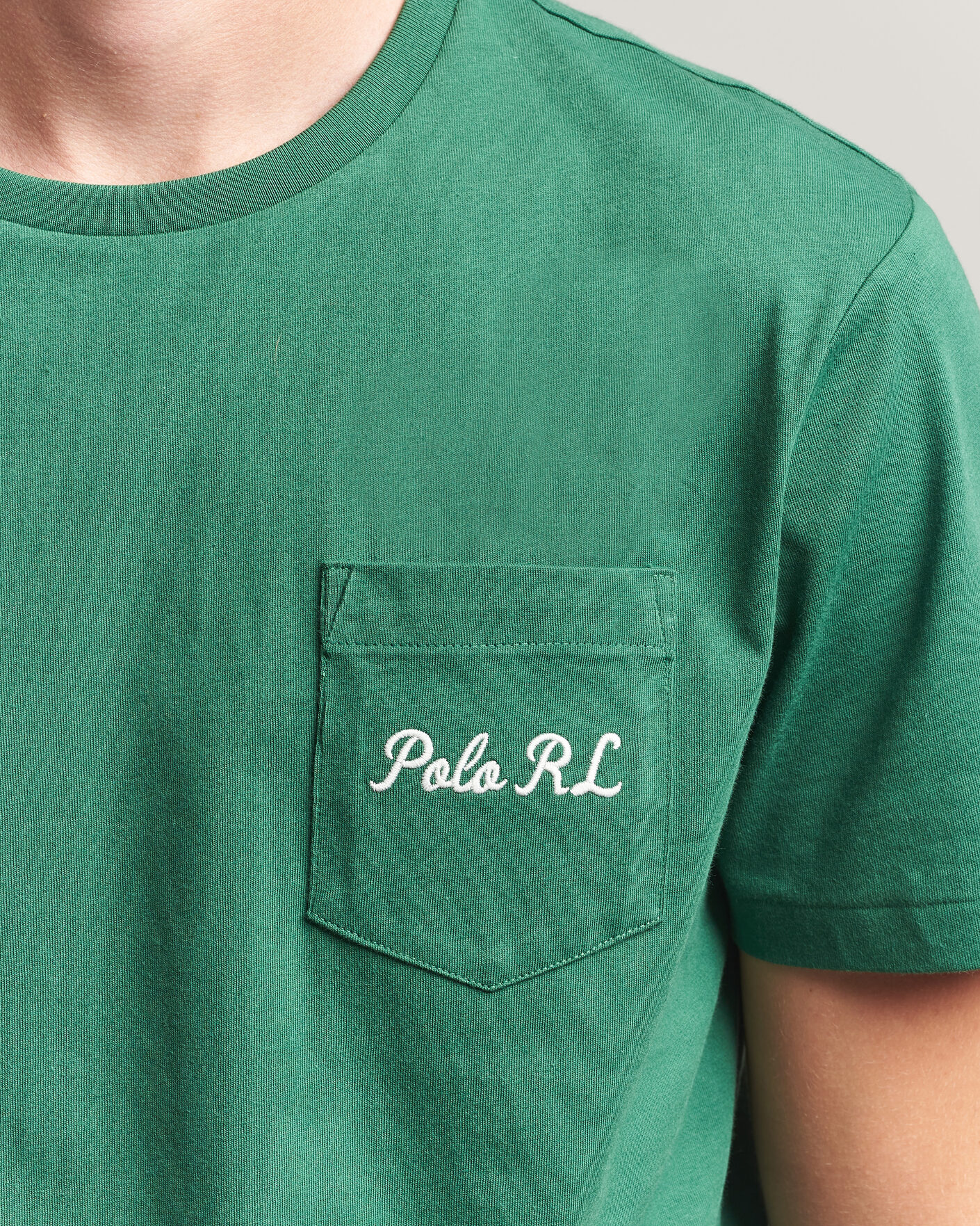 Mies | T-paidat | Polo Ralph Lauren | Custom Slit Fit Bear T-Shirt Verano Green