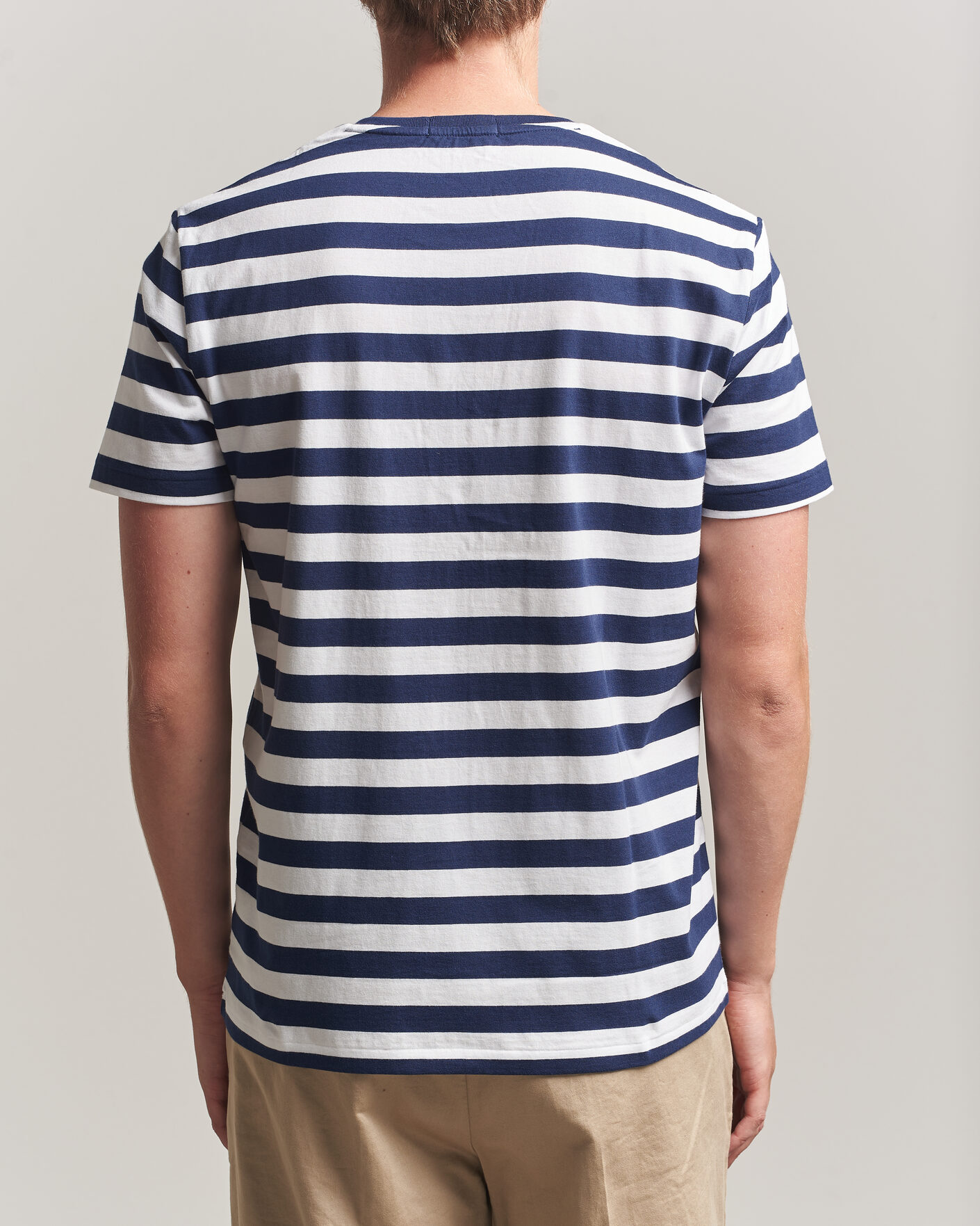 Mies | T-paidat | Polo Ralph Lauren | Custom Slim Fit Striped T-Shirt Newport Navy
