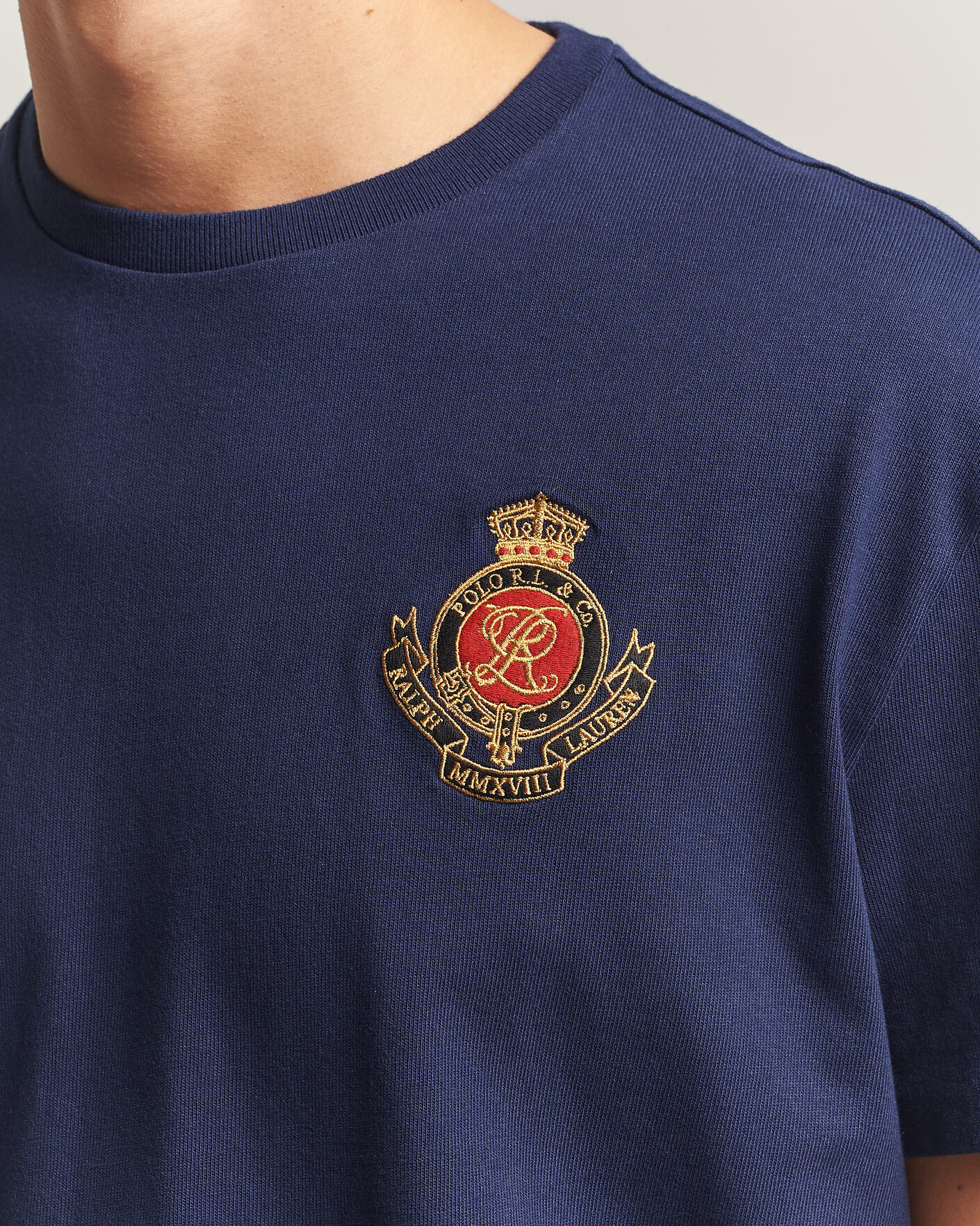 Mies | T-paidat | Polo Ralph Lauren | Classic Fit Jersey T-Shirt Newport Navy