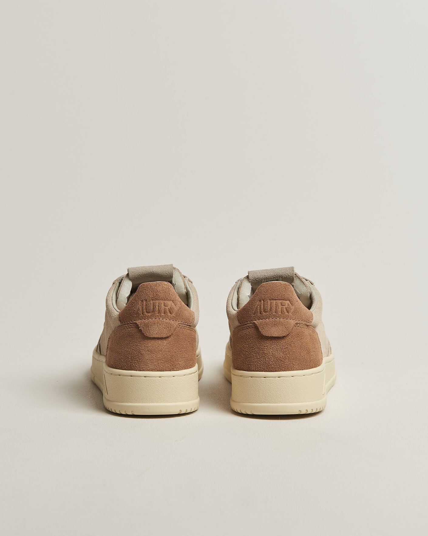 Mies | Tennarit | Autry | Medalist Low Suede Mix Sneaker Brown/Beige/White