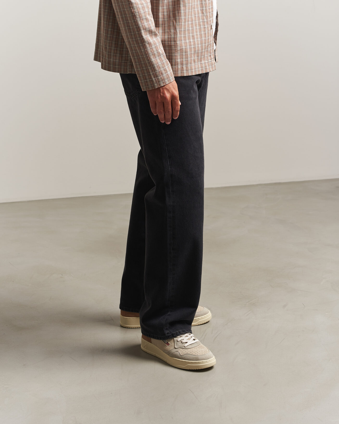 Mies | Tennarit | Autry | Medalist Low Suede Mix Sneaker Brown/Beige/White