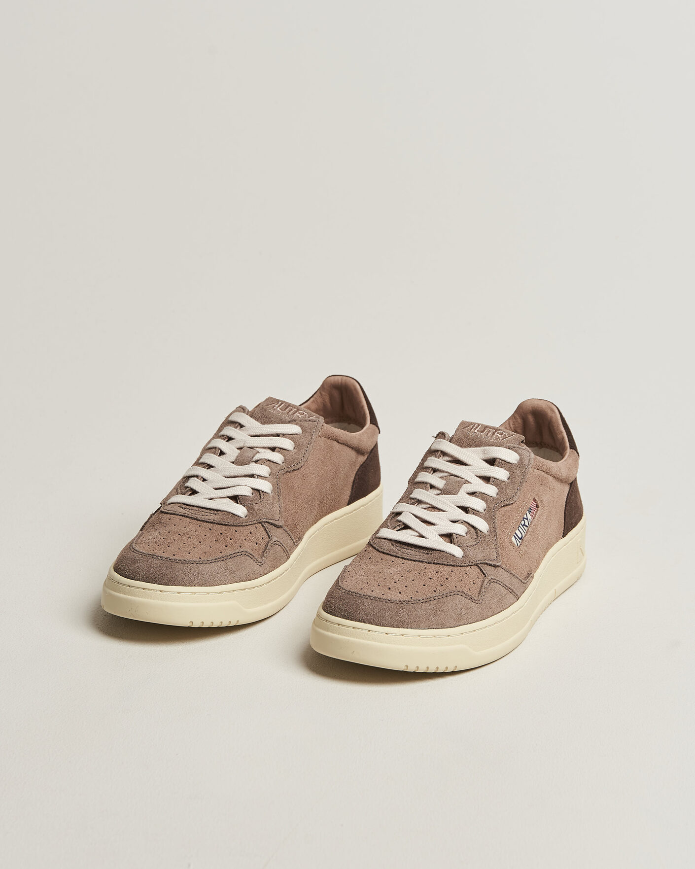 Mies | Tennarit | Autry | Medalist Low Suede Mix Sneaker Brown/Grey/Beige