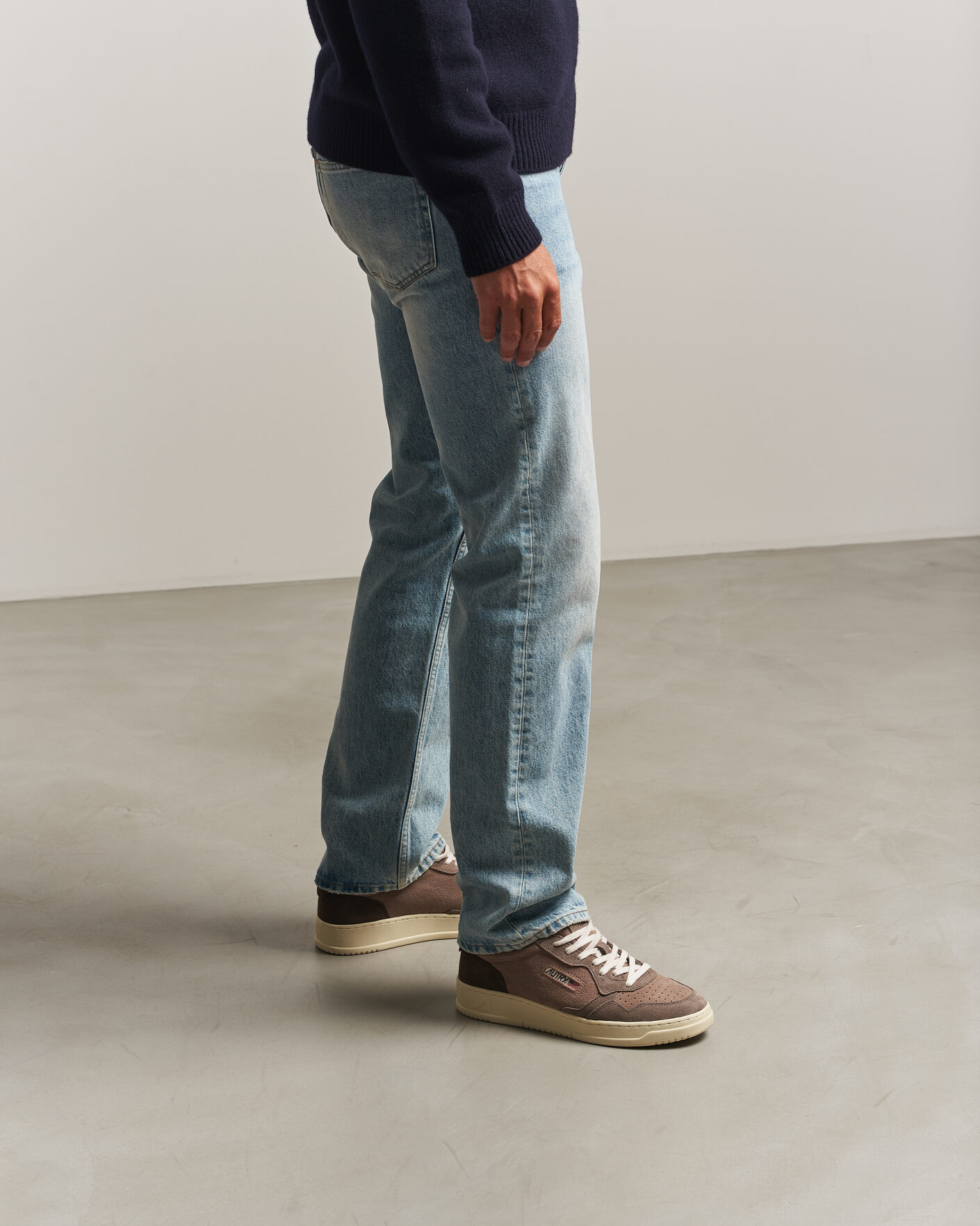 Mies | Tennarit | Autry | Medalist Low Suede Mix Sneaker Brown/Grey/Beige