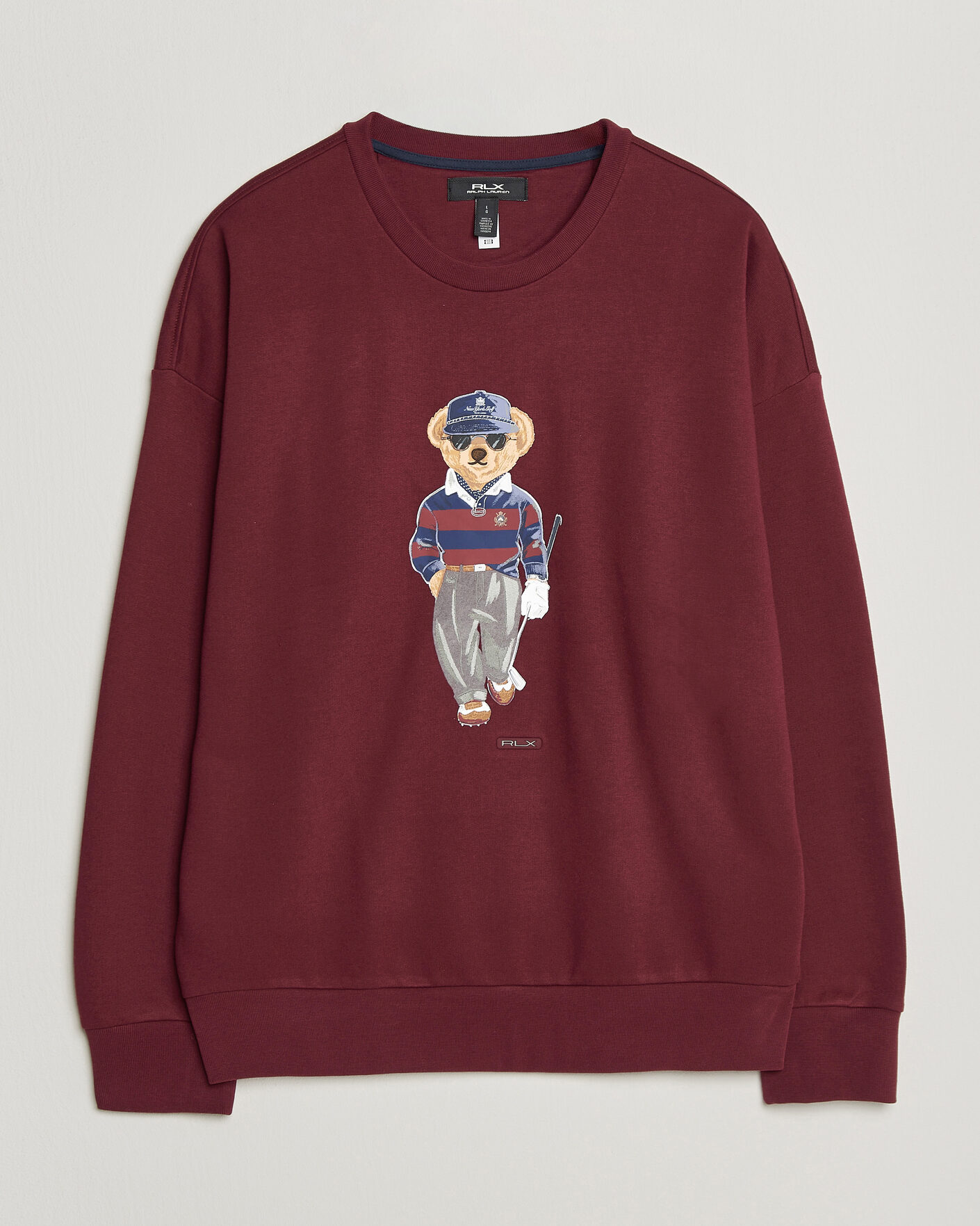 Mies | Puserot | RLX Ralph Lauren | Polo Ralph Lauren Magic Fleece Bear Sweatshirt Classic Wine