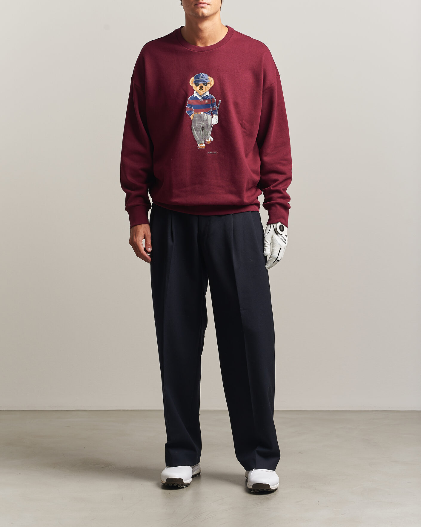Mies | Puserot | RLX Ralph Lauren | Polo Ralph Lauren Magic Fleece Bear Sweatshirt Classic Wine
