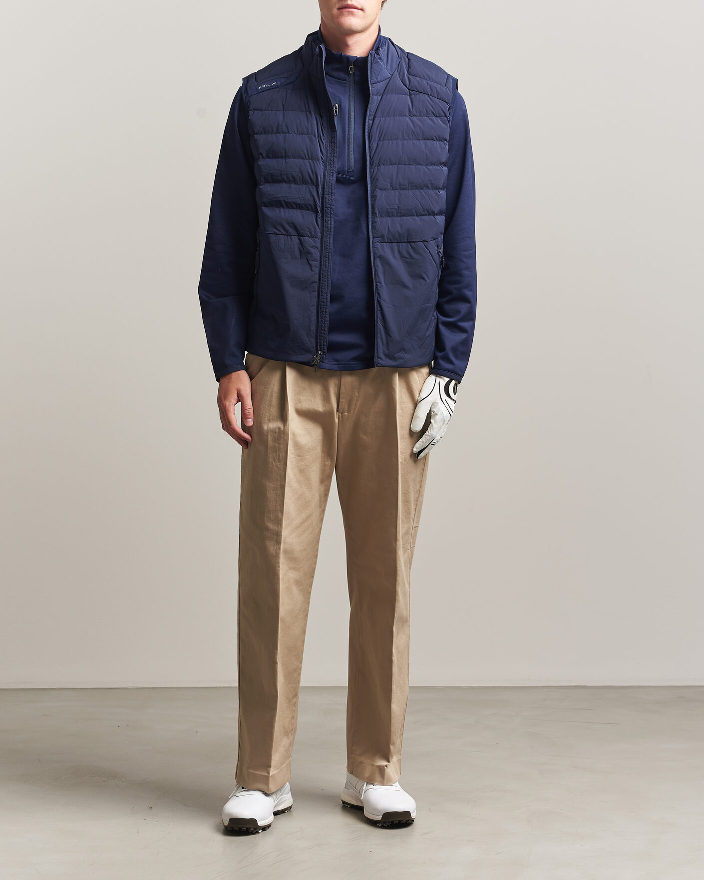 Mies | Puserot | RLX Ralph Lauren | Full Zip Golf Vest Refined Navy