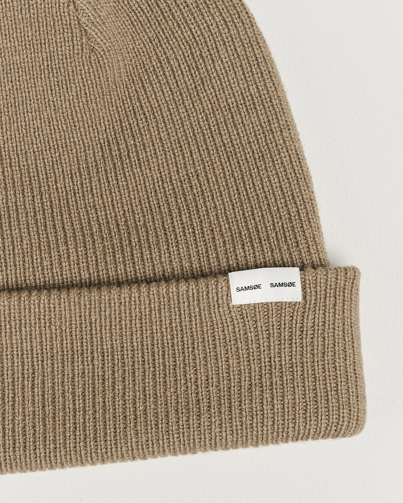Mies | Pipot | Samsøe Samsøe | The Wool Beanie Lead Gray