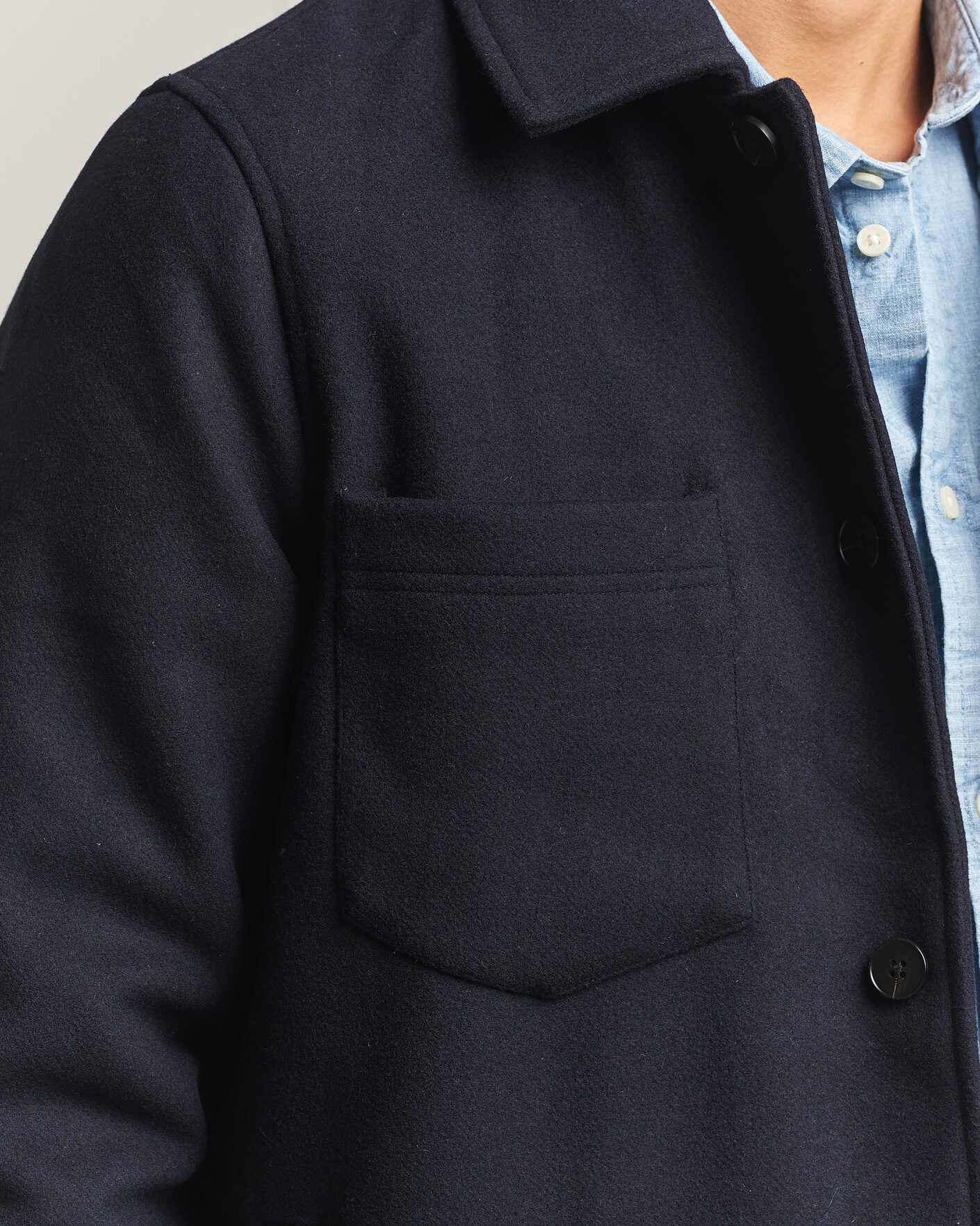 Mies | Takit | Samsøe Samsøe | Pally Padded Shirt Jacket Salute Navy