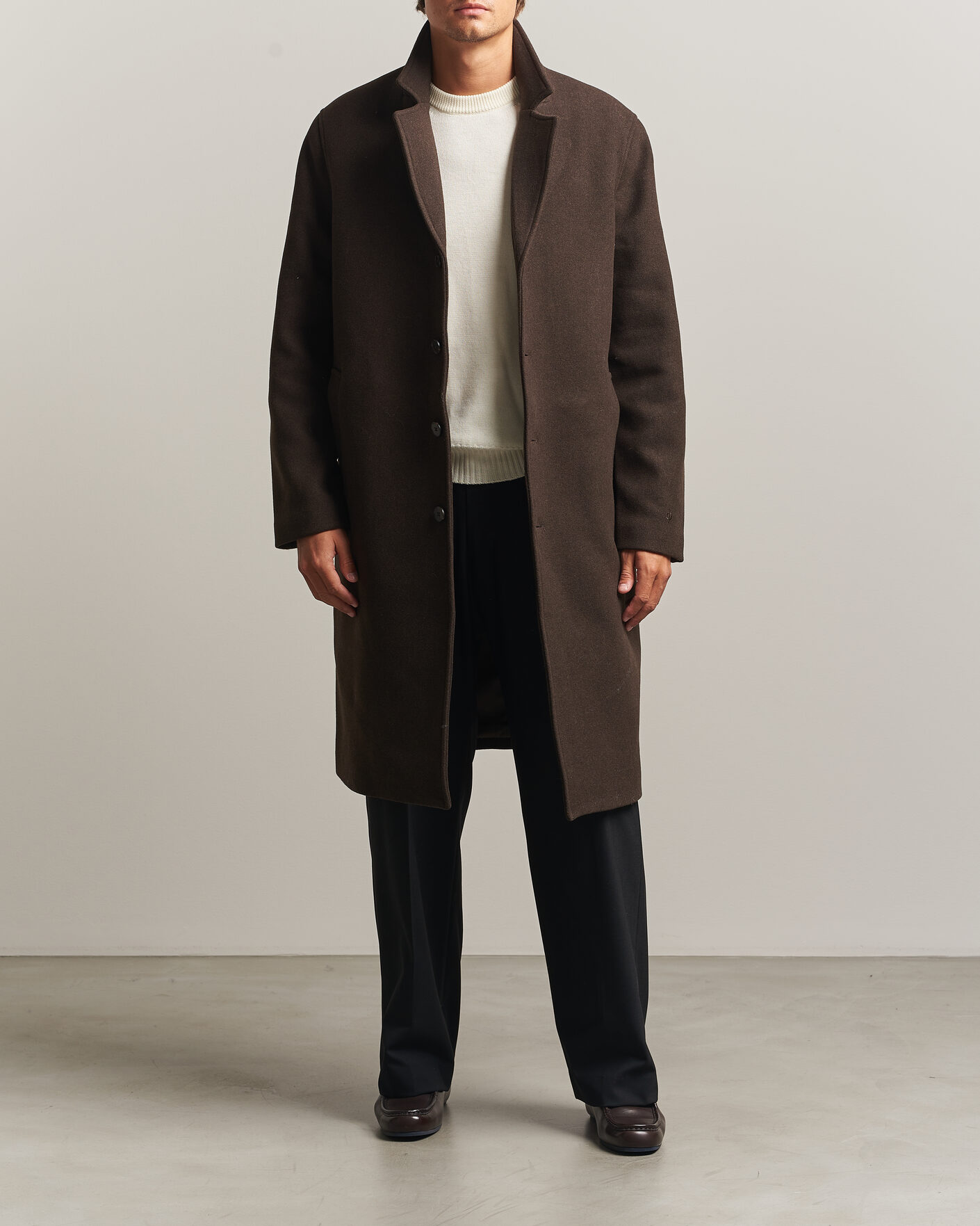 Mies | Takit | Samsøe Samsøe | Falco Wool Coat Delicioso
