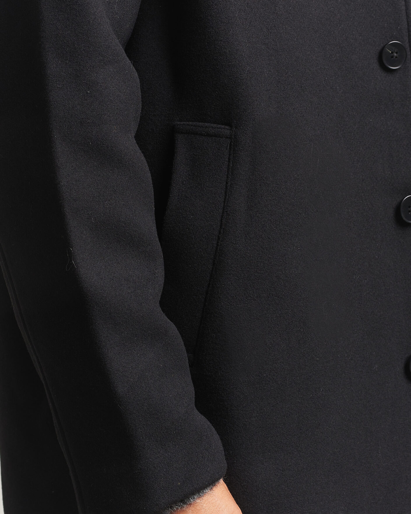 Mies | Takit | Samsøe Samsøe | Falco Wool Coat Black