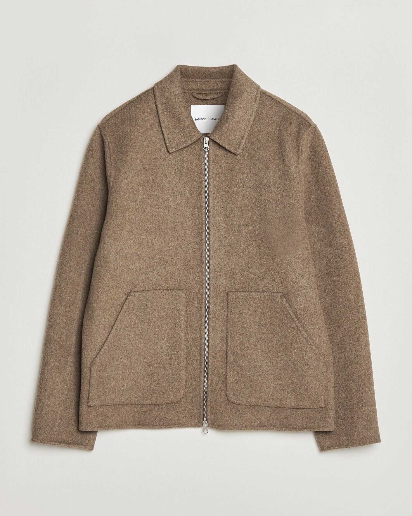 Mies | Takit | Samsøe Samsøe | Paulo Wool Shirt Jacket Lead Gray Melange