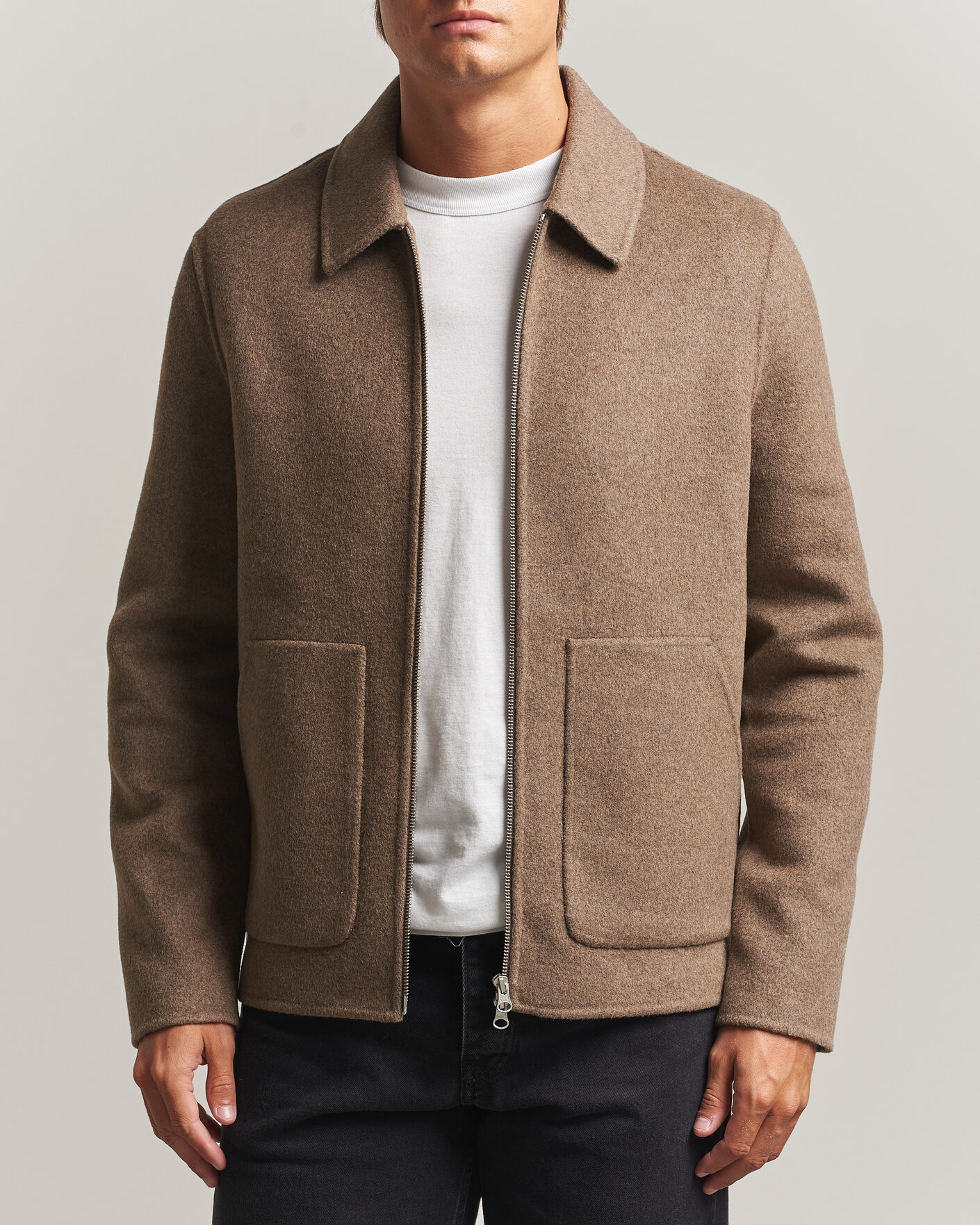 Mies | Takit | Samsøe Samsøe | Paulo Wool Shirt Jacket Lead Gray Melange