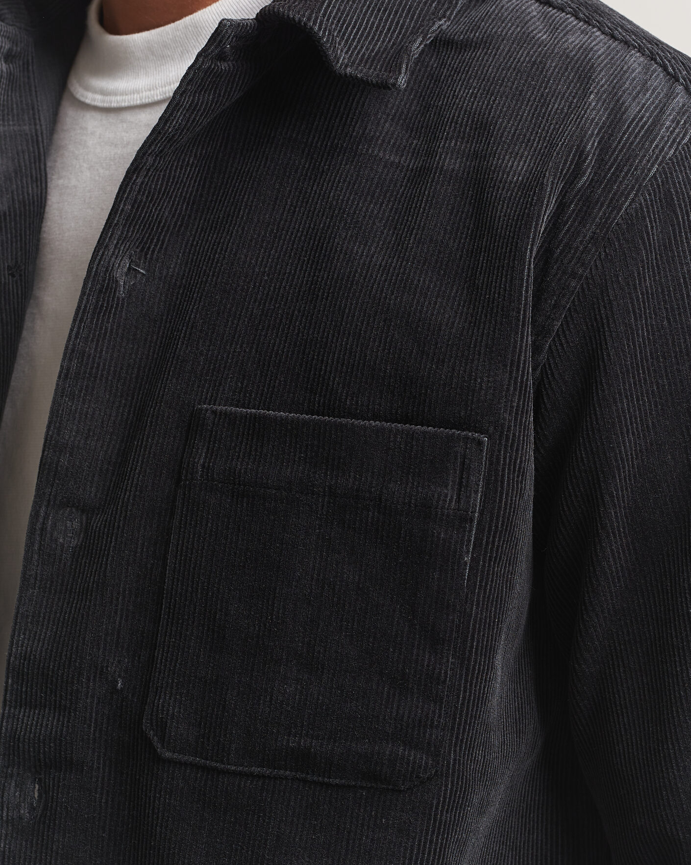 Mies | Kauluspaidat | Samsøe Samsøe | Damon Corduroy Overshirt Black