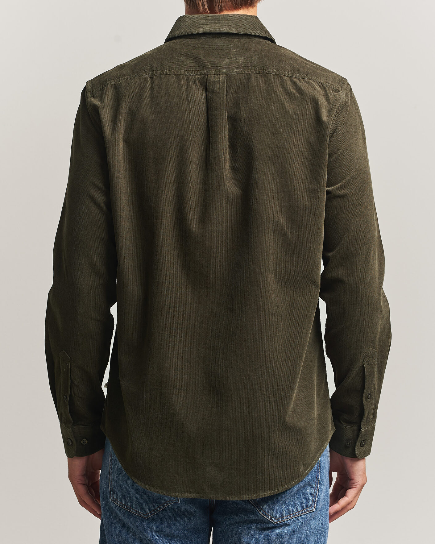 Mies | Kauluspaidat | Samsøe Samsøe | Liam Baby Cord Shirt Forest Night
