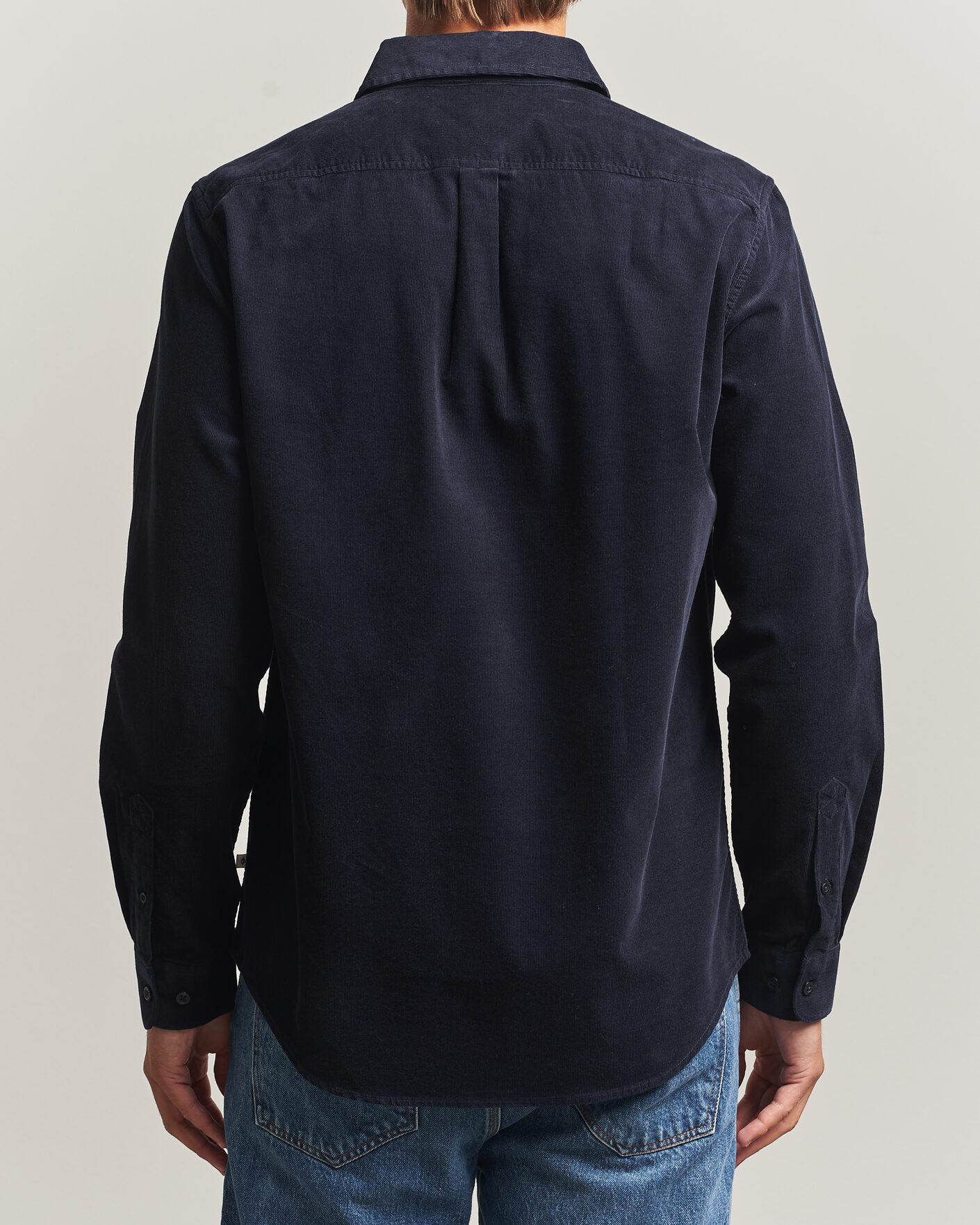 Mies | Kauluspaidat | Samsøe Samsøe | Liam Baby Cord Shirt Salute Navy