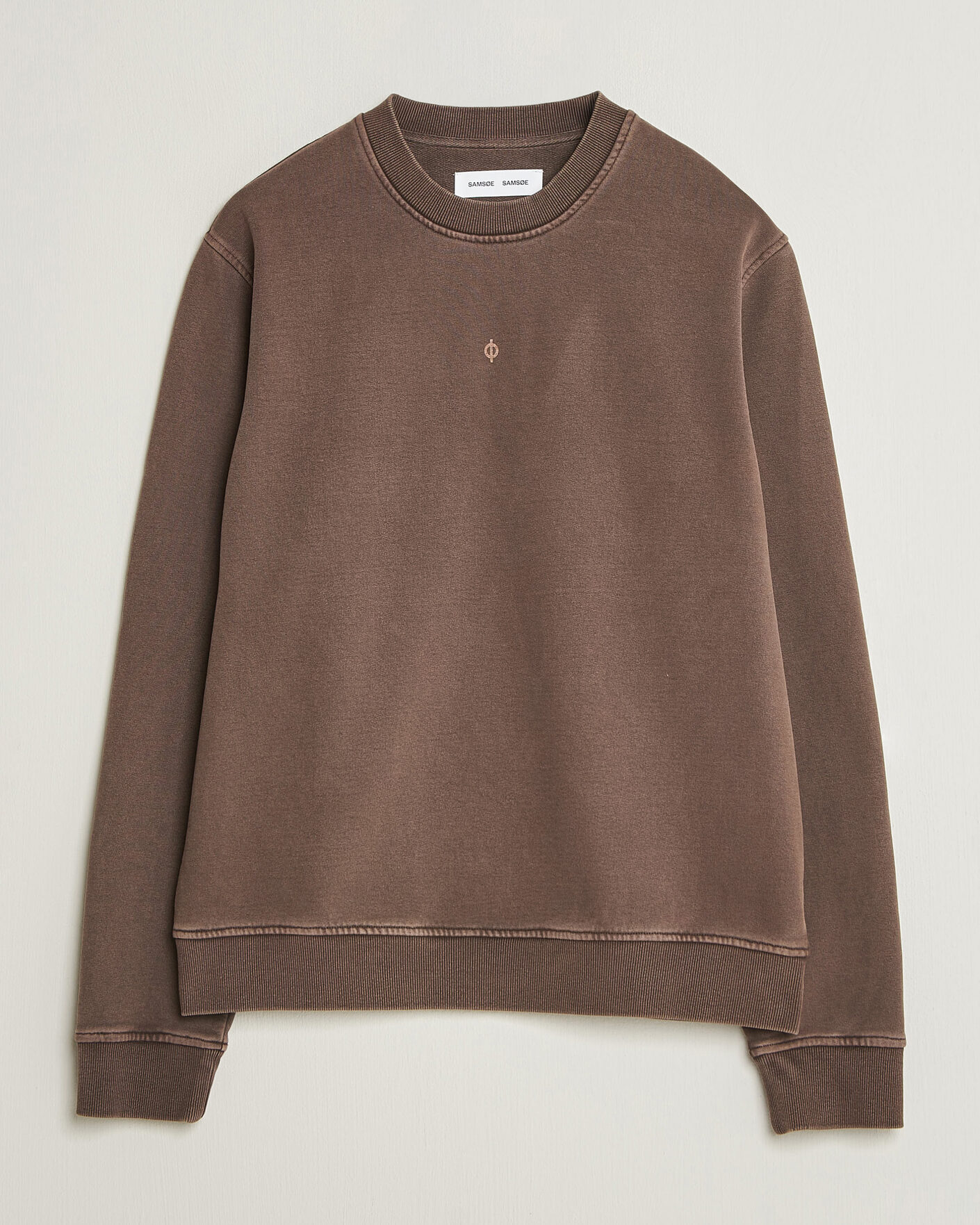 Mies | Puserot | Samsøe Samsøe | Ollie Washed Crew Neck Sweatshirt Delicioso