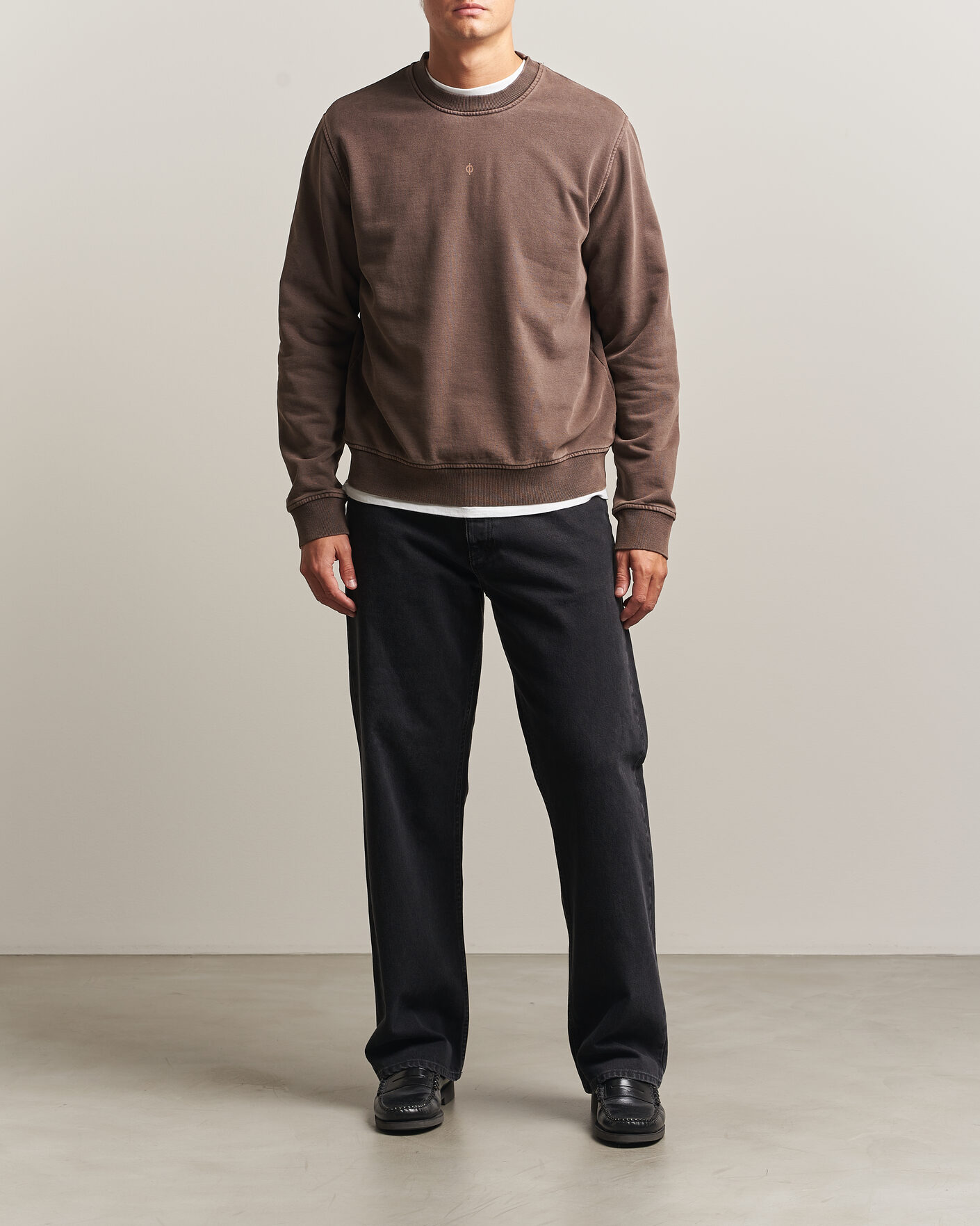 Mies | Puserot | Samsøe Samsøe | Ollie Washed Crew Neck Sweatshirt Delicioso