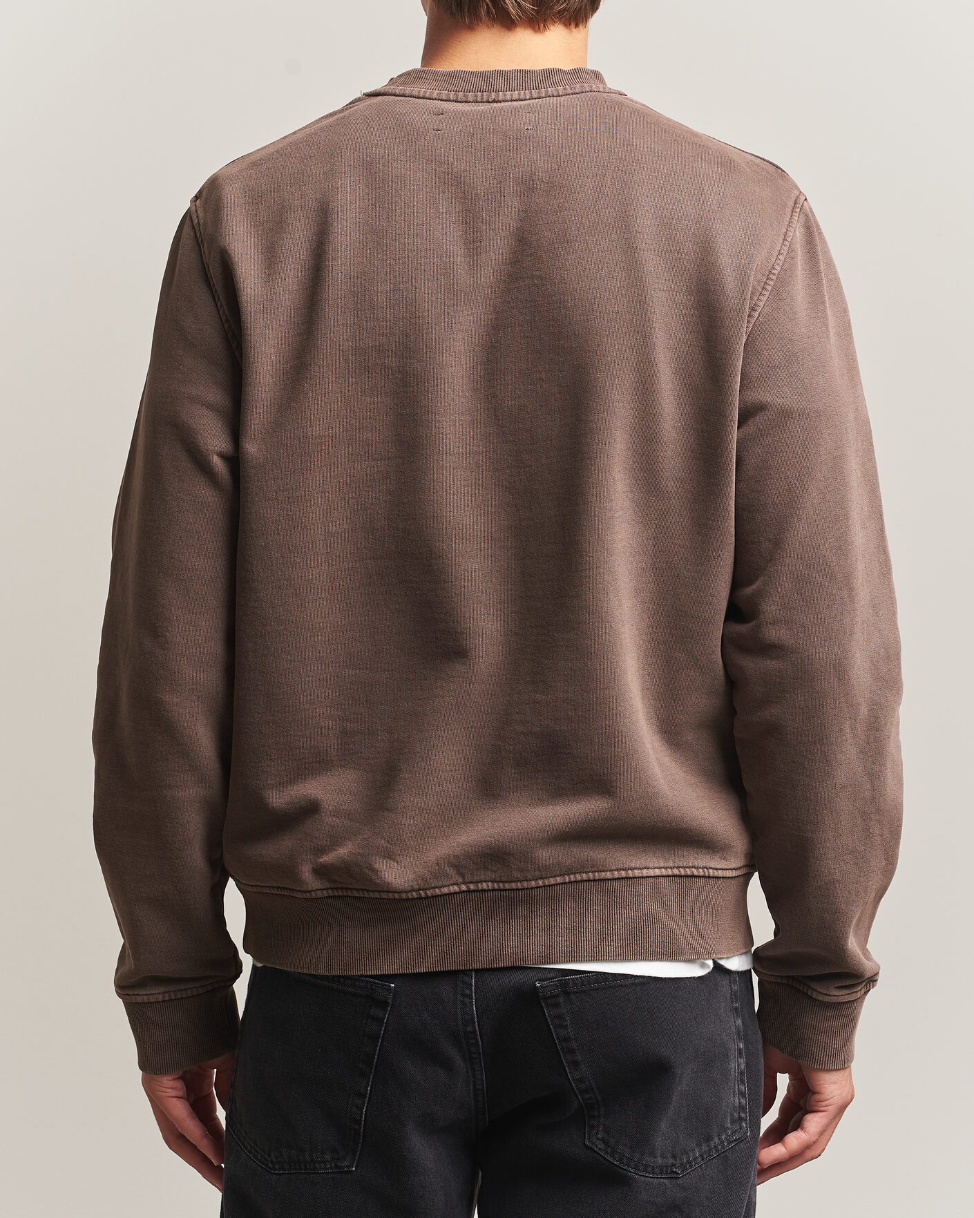 Mies | Puserot | Samsøe Samsøe | Ollie Washed Crew Neck Sweatshirt Delicioso