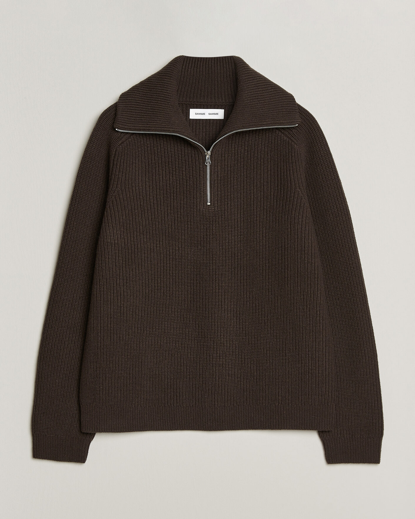 Mies | Puserot | Samsøe Samsøe | Rick Wool Heavy Knitted Half Zip Delicioso