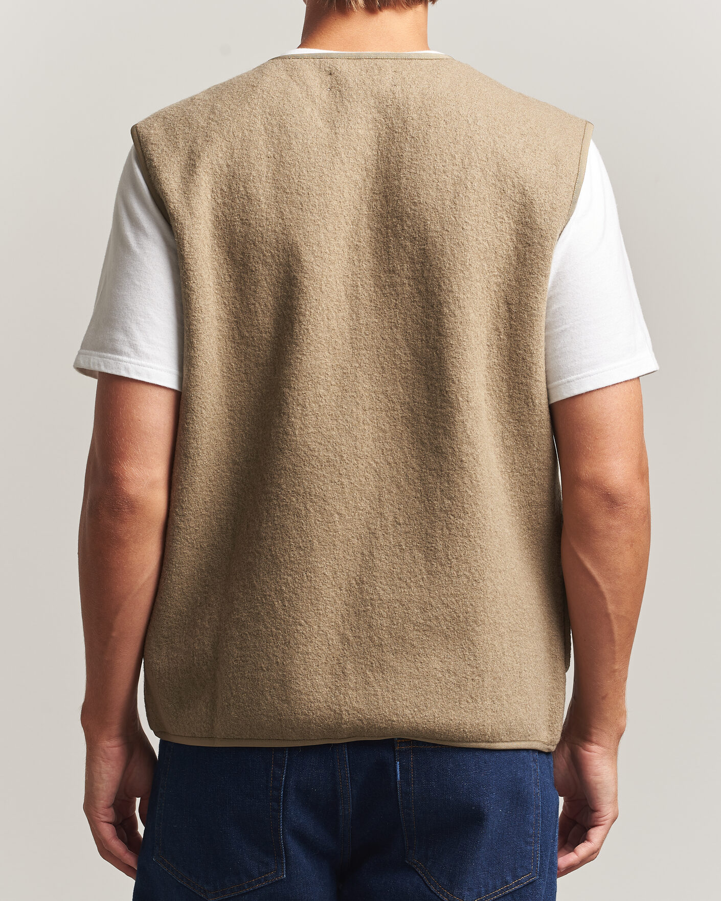 Mies | Puserot | Samsøe Samsøe | Hannes Boiled Wool Vest Lead Gray