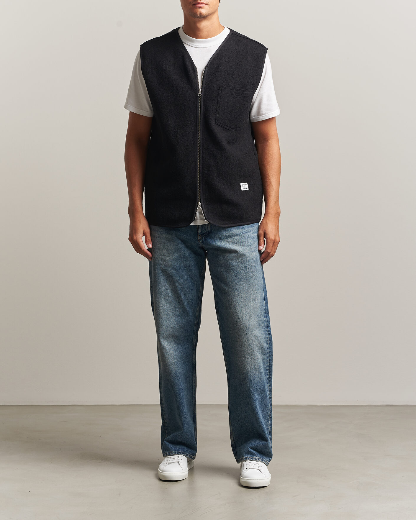 Mies | Puserot | Samsøe Samsøe | Hannes Boiled Wool Vest Black