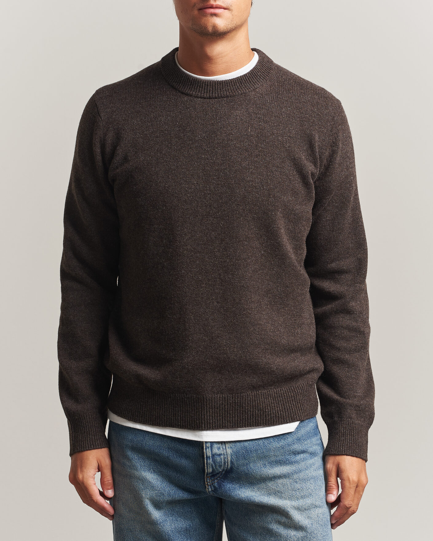 Mies | Puserot | Samsøe Samsøe | Isak Knitted Crew Neck Delicioso