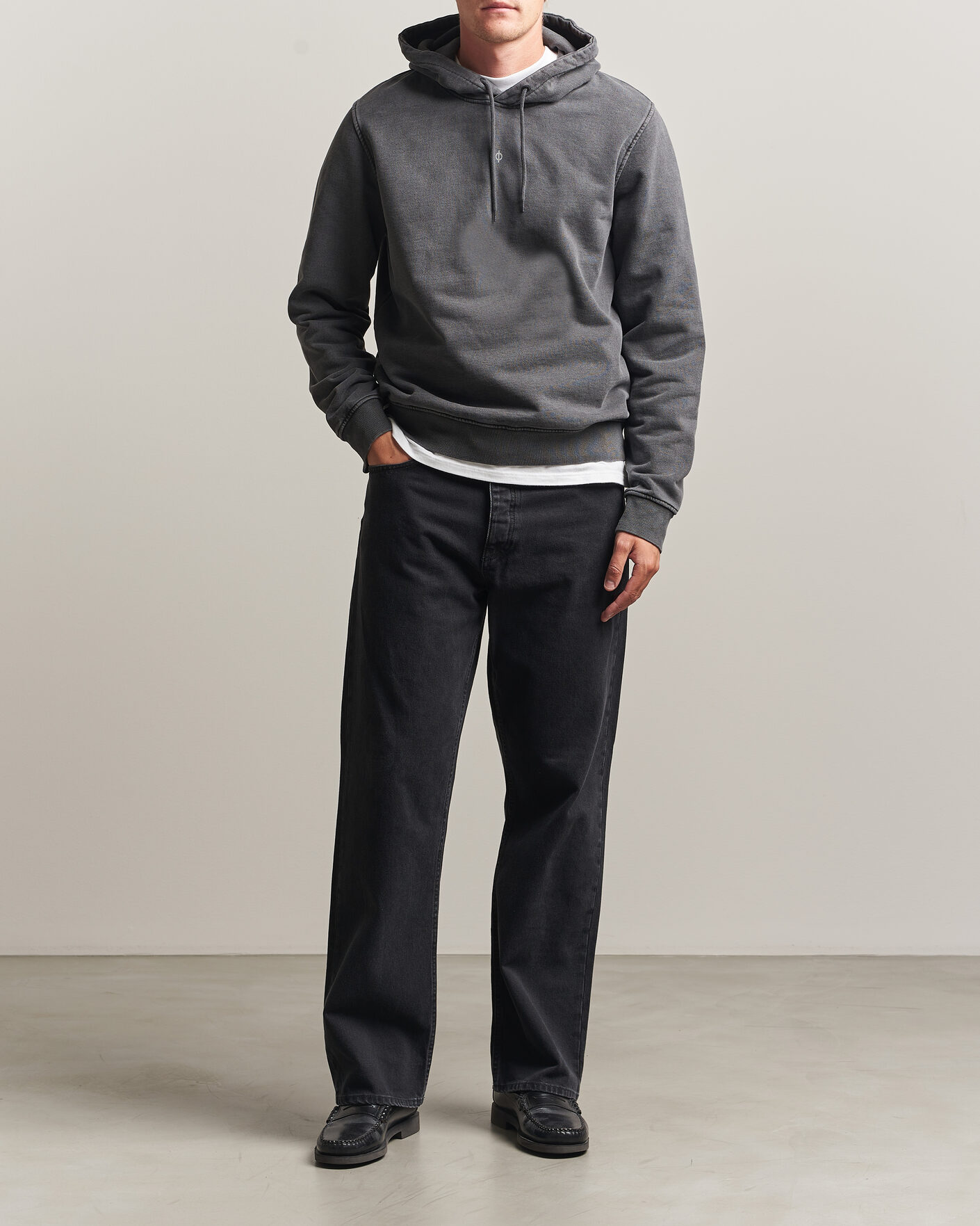 Mies | Puserot | Samsøe Samsøe | Ollie Washed Hoodie Black