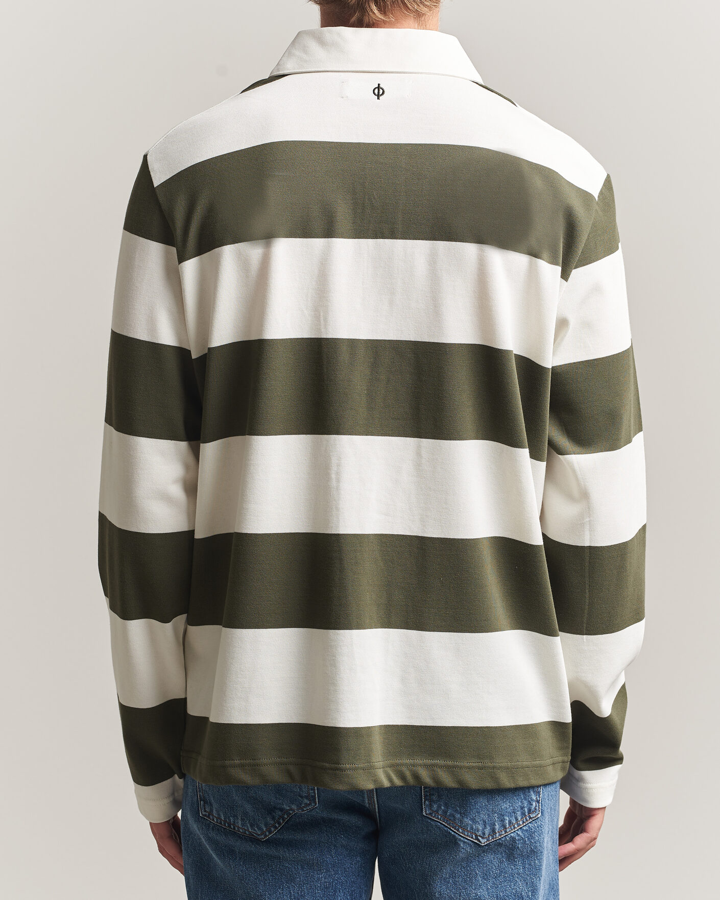 Mies | Puserot | Samsøe Samsøe | Kevin Barstriped Rugger Forest Night/White