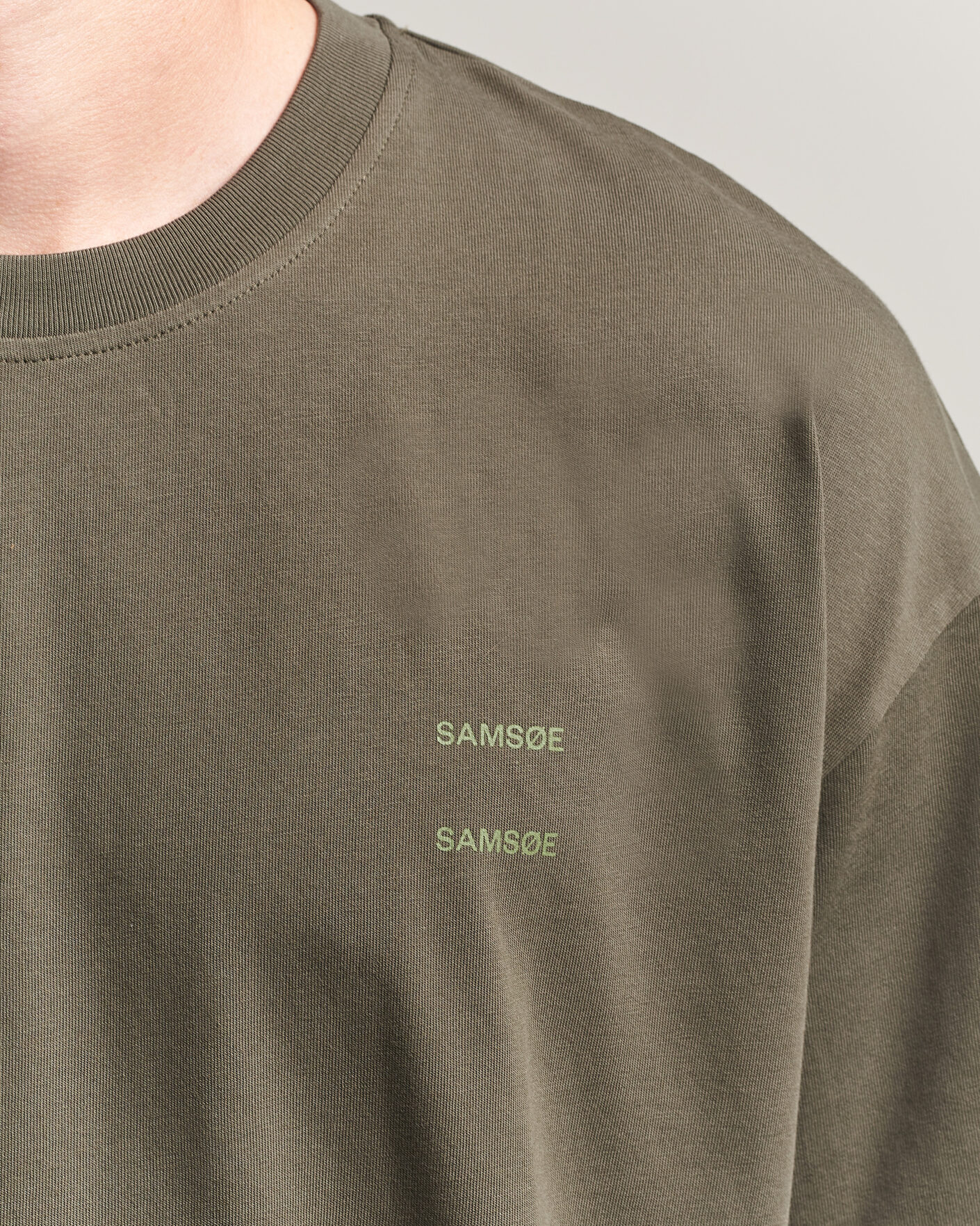Mies | T-paidat | Samsøe Samsøe | Joel Organic Cotton T-Shirt Forest Night