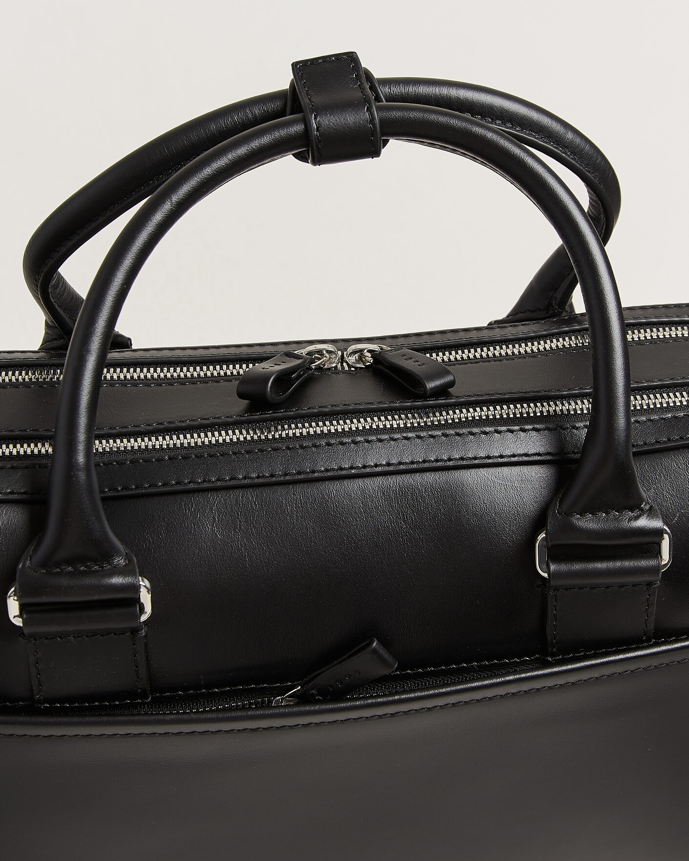 Mies | Laukut | Tiger of Sweden | Burin Smooth Leather Briefcase Black