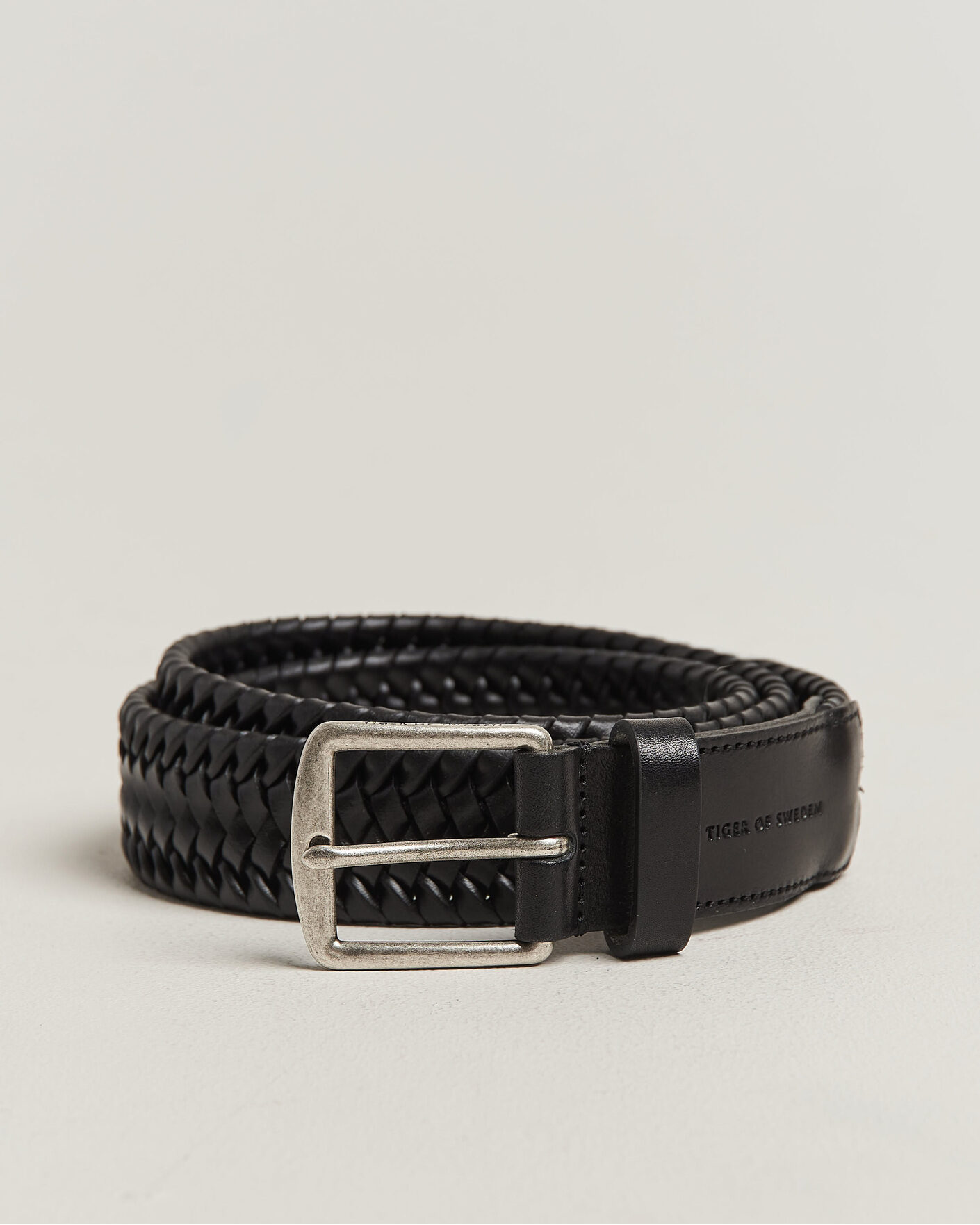 Mies | Vyöt | Tiger of Sweden | Braidant Braided Belt Black
