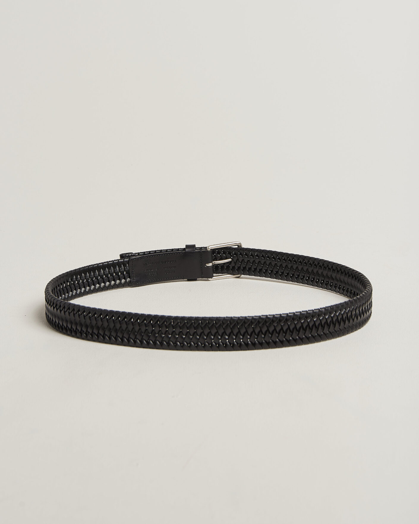 Mies | Vyöt | Tiger of Sweden | Braidant Braided Belt Black