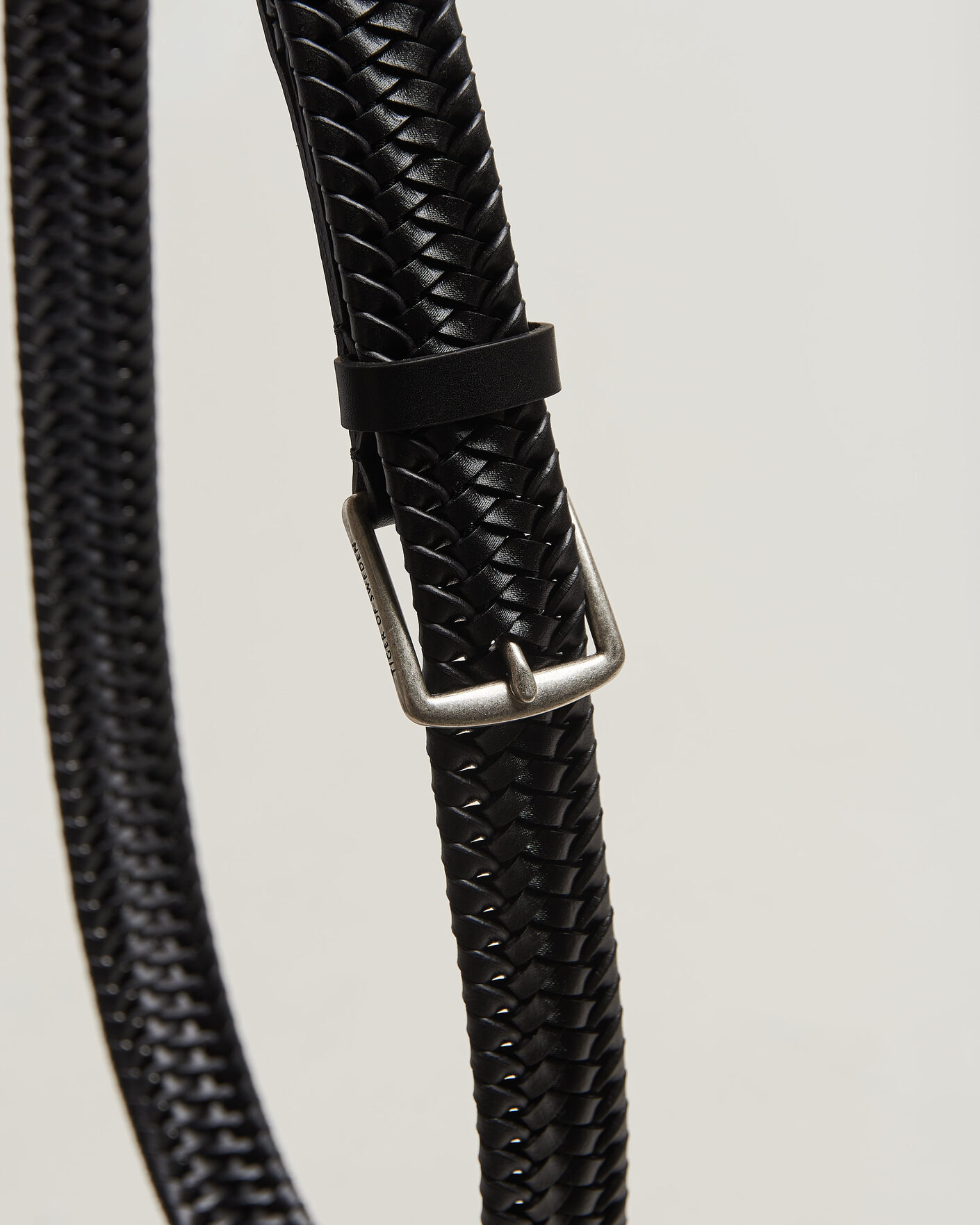 Mies | Vyöt | Tiger of Sweden | Braidant Braided Belt Black