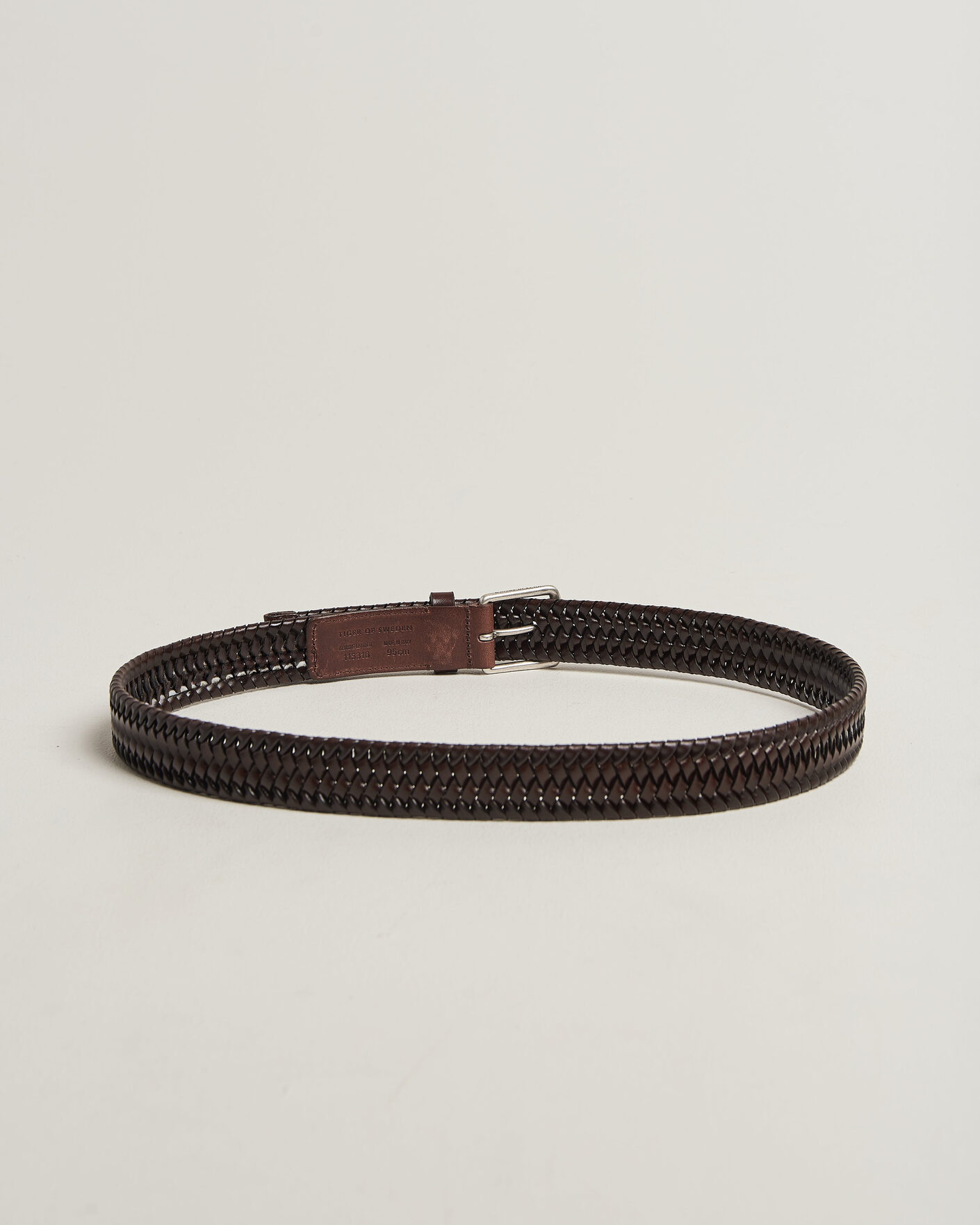 Mies | Vyöt | Tiger of Sweden | Braidant Braided Belt Dark Brown