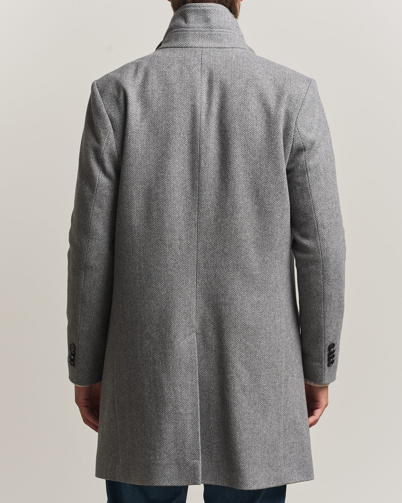Mies | Takit | Tiger of Sweden | Aleric Wool Herringbone Coat Fogy